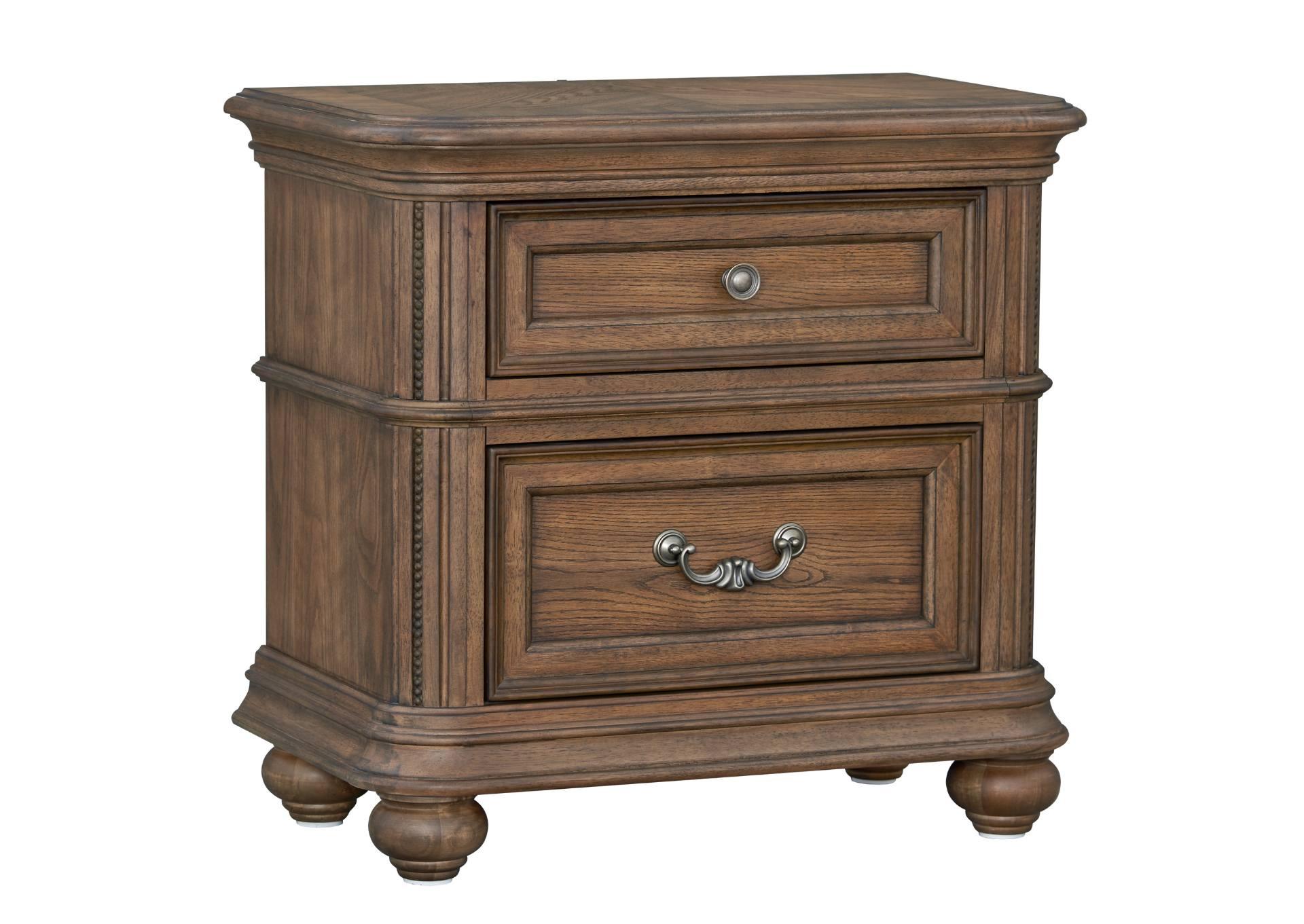 MALLORY LIGHT OAK NIGHTSTAND,AVALON FURNITURE