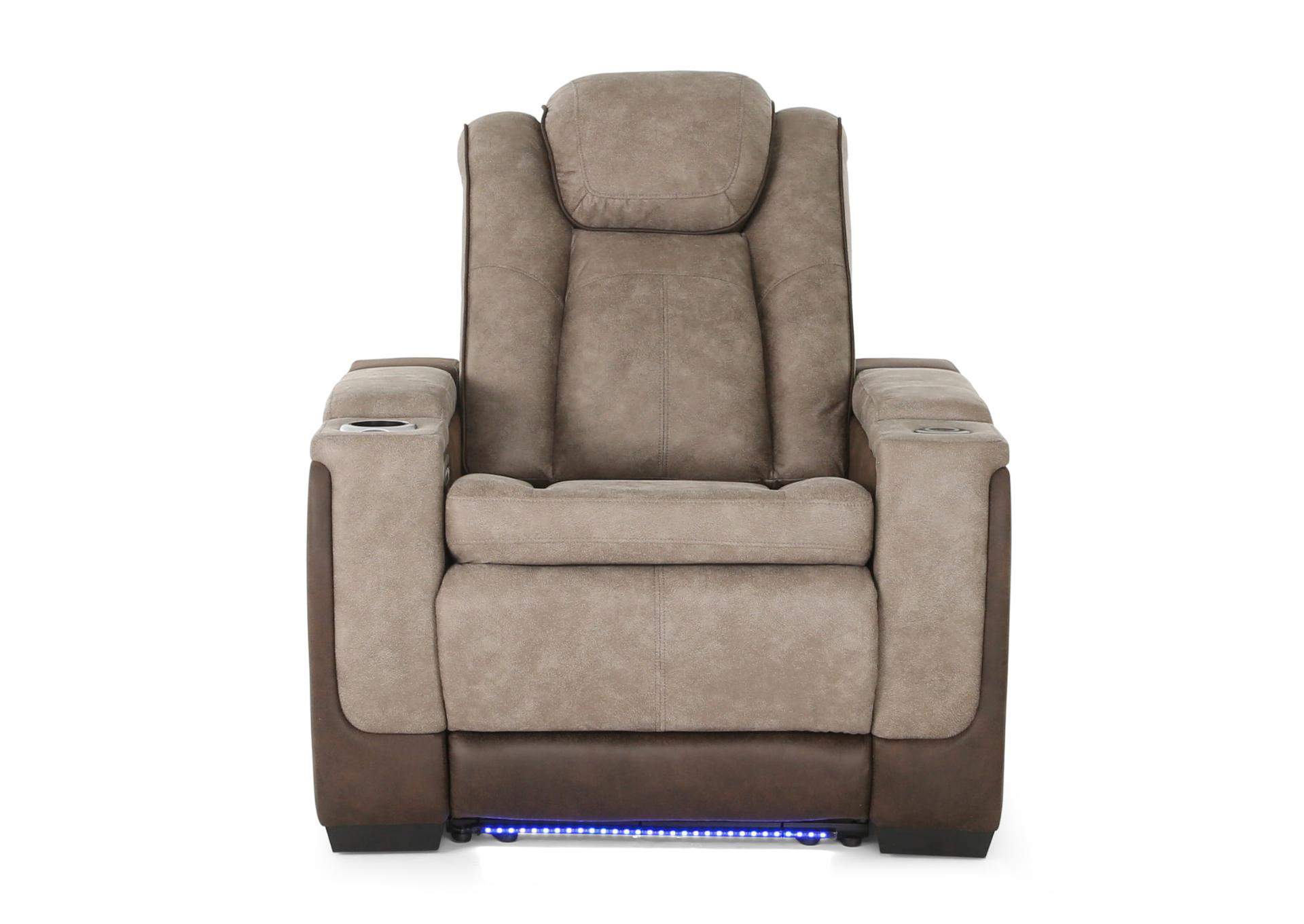 LANTANA ROCKY GREY/BROWN 2P POWER RECLINER,ELEMENTS INTERNATIONAL GROUP, LLC