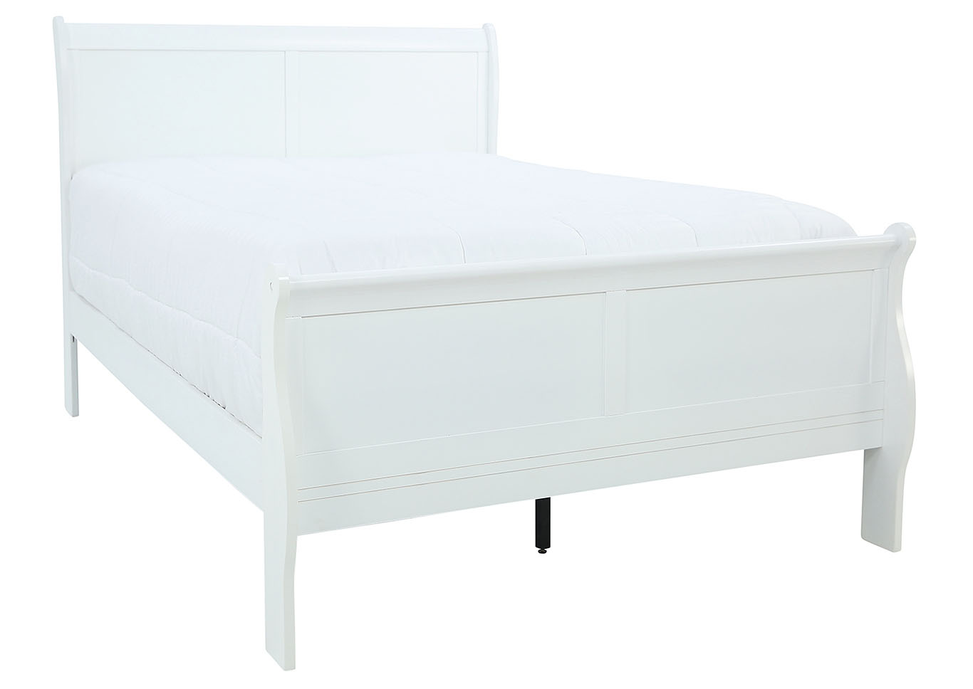 LOUIS PHILIP WHITE FULL BED,CROWN MARK INT.
