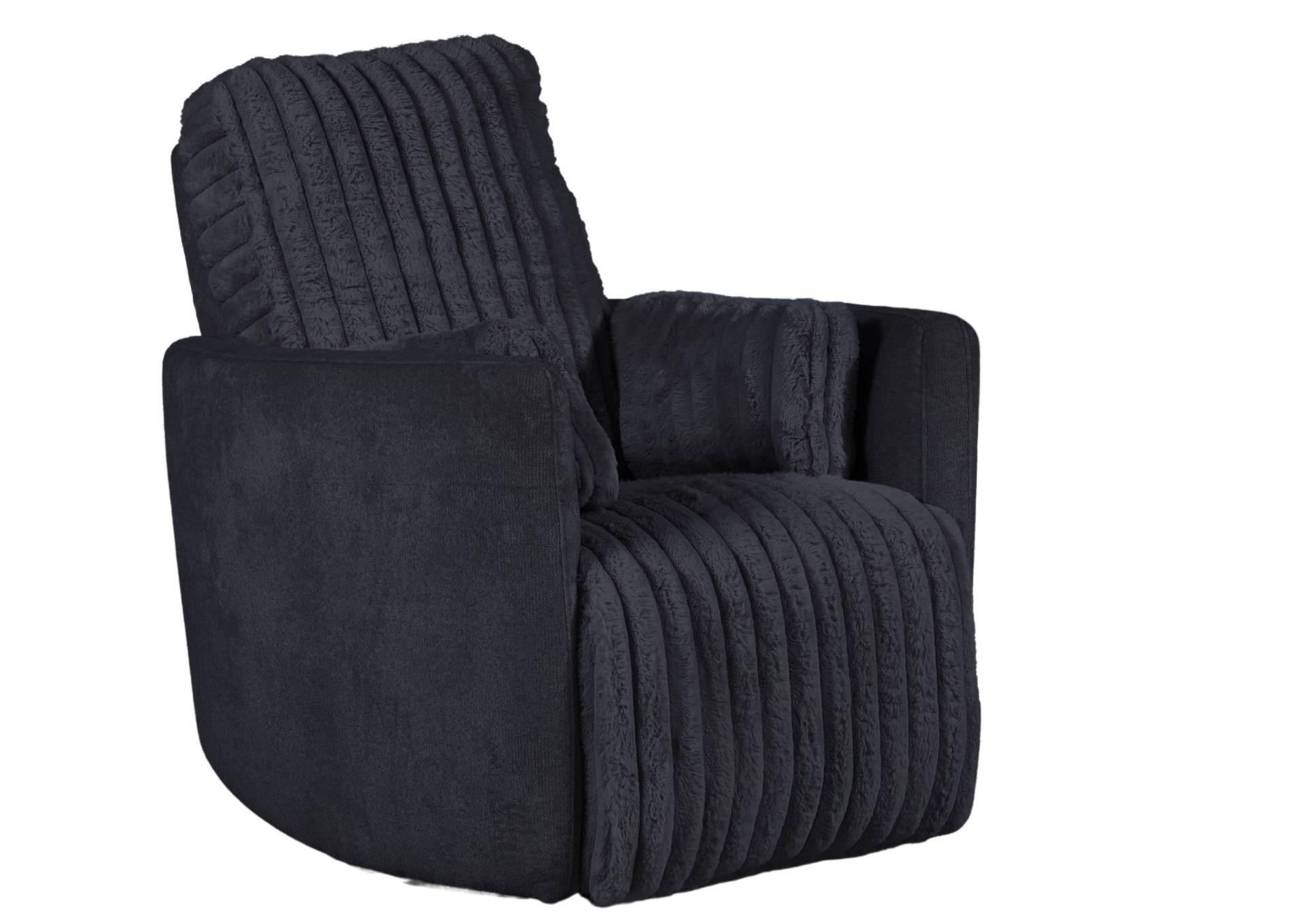 PRESLEY CHARCOAL SWIVEL GLIDER RECLINER