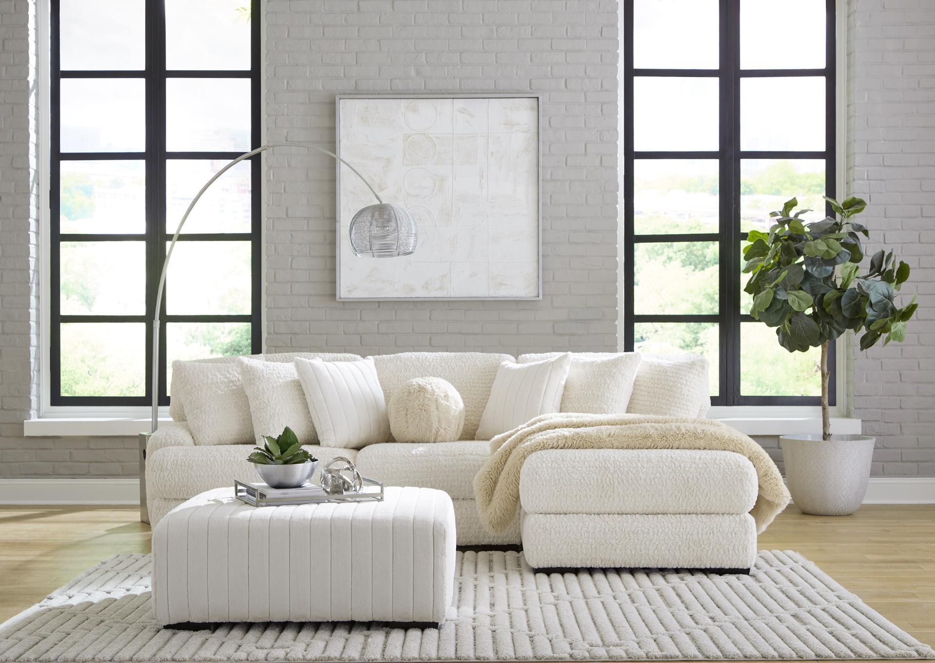 DOODLE IVORY 2 PIECE SECTIONAL