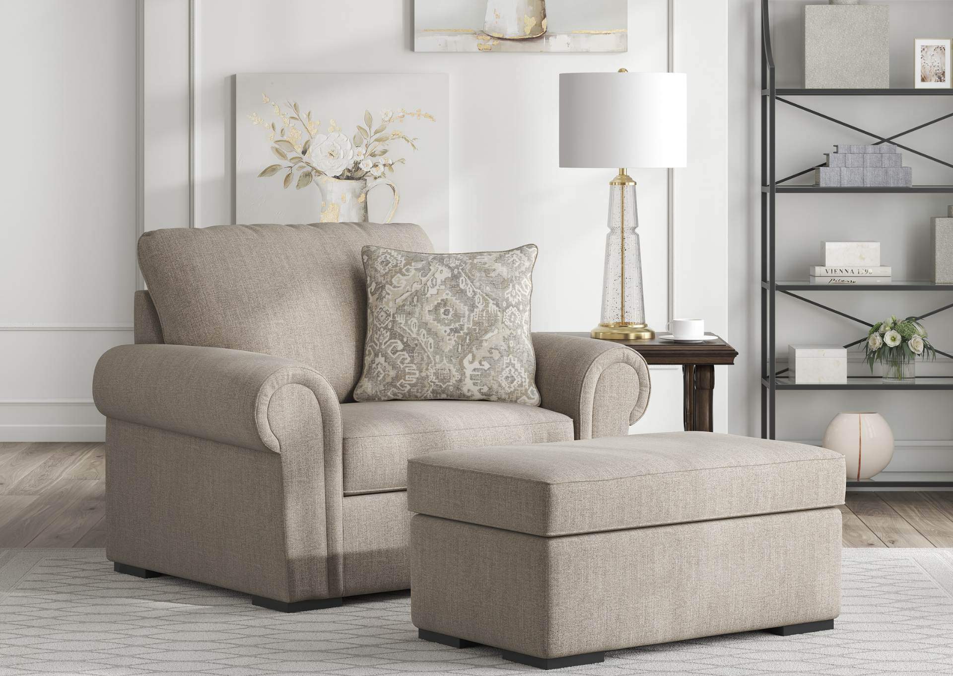 SARAROSE HEATHER OVERSIZED CHAIR,ASHLEY FURNITURE INC.