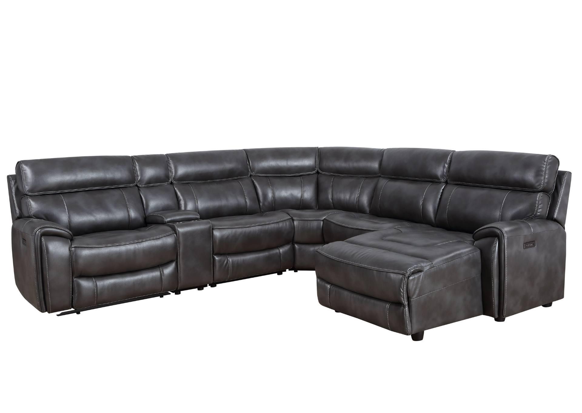 PROVO 6 PIECE POWER SECTIONAL,STEVE SILVER COMPANY