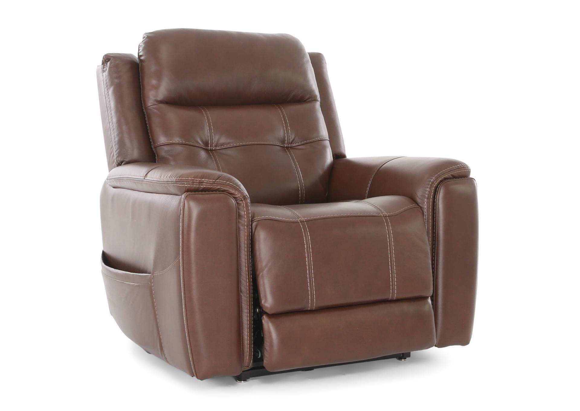 COFFEE 100% LEATHER LIFT CHAIR WITH HEAT, POWER ADJUSTABLE HEADREST AND LUMBAR,MEGA MOTION, LLC.