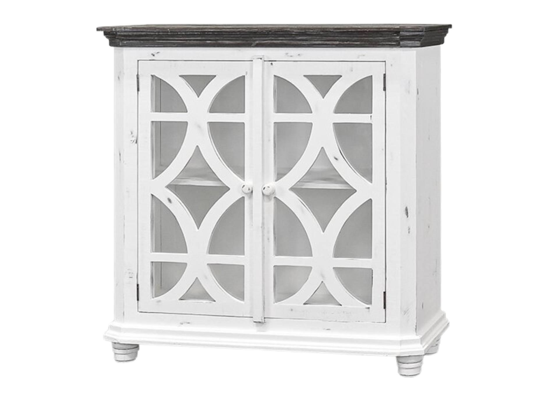PARK AVENUE WHITE/WEATHERED CABINET,ARDENT HOME
