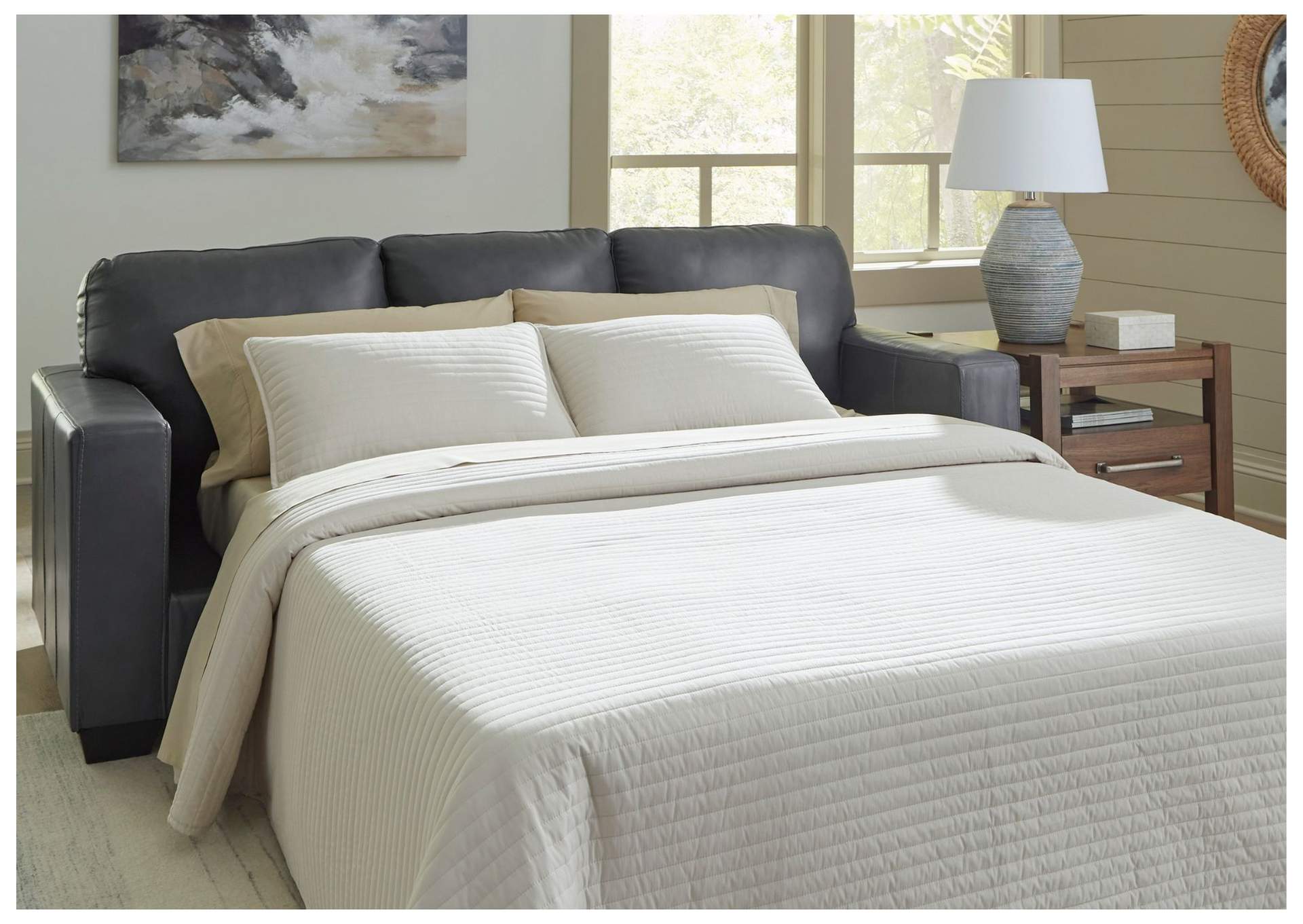 BOLSENA ADMIRAL LEATHER QUEEN SLEEPER,ASHLEY FURNITURE INC.