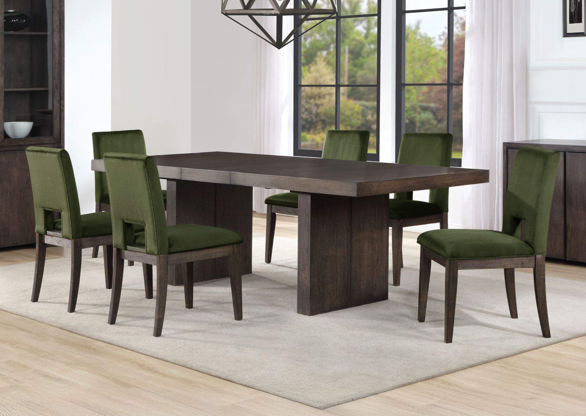 EVAN DINING TABLE,STEVE SILVER COMPANY