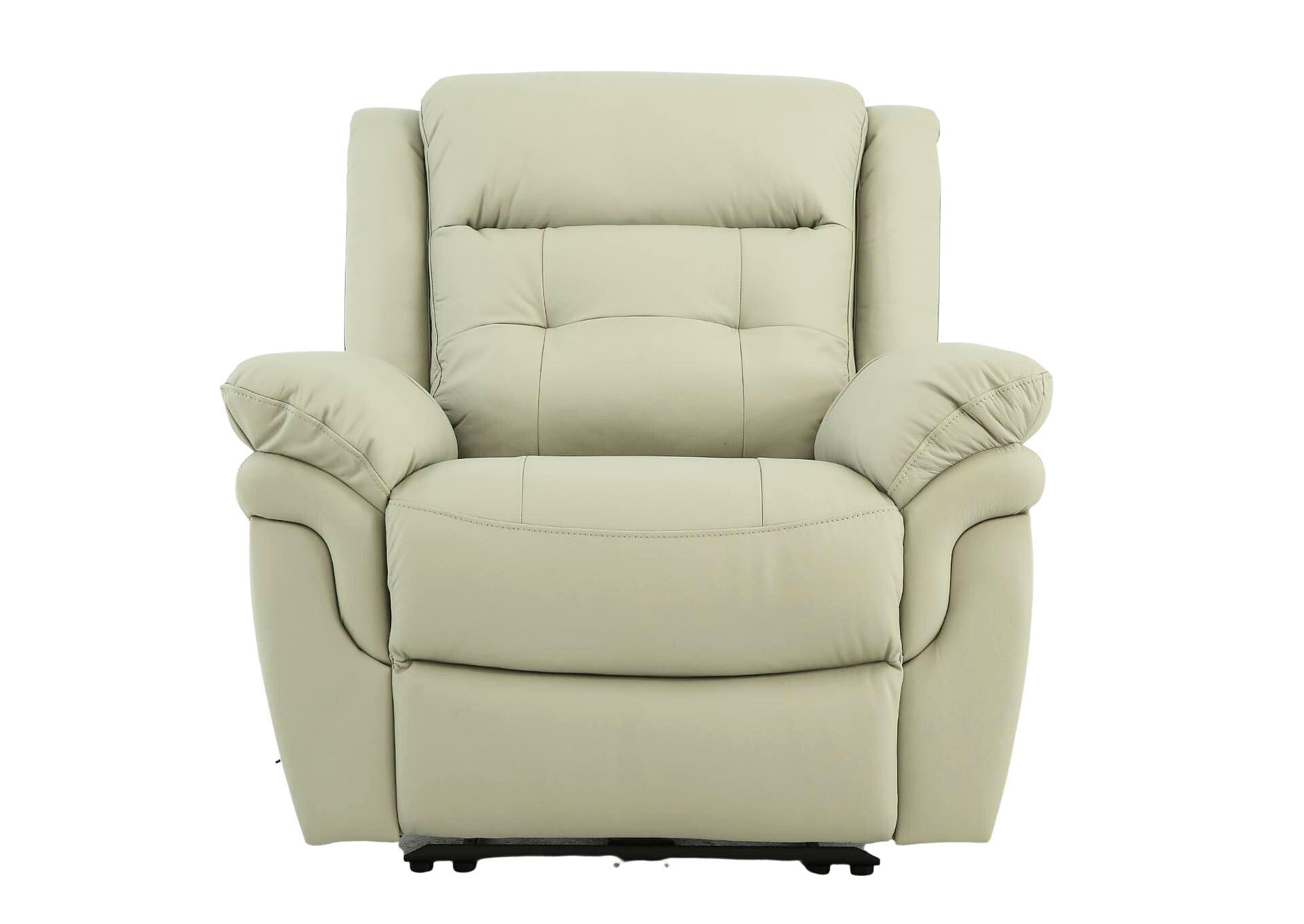 NEWBURY DOVE LEATHER 1P POWER RECLINER,CHEERS