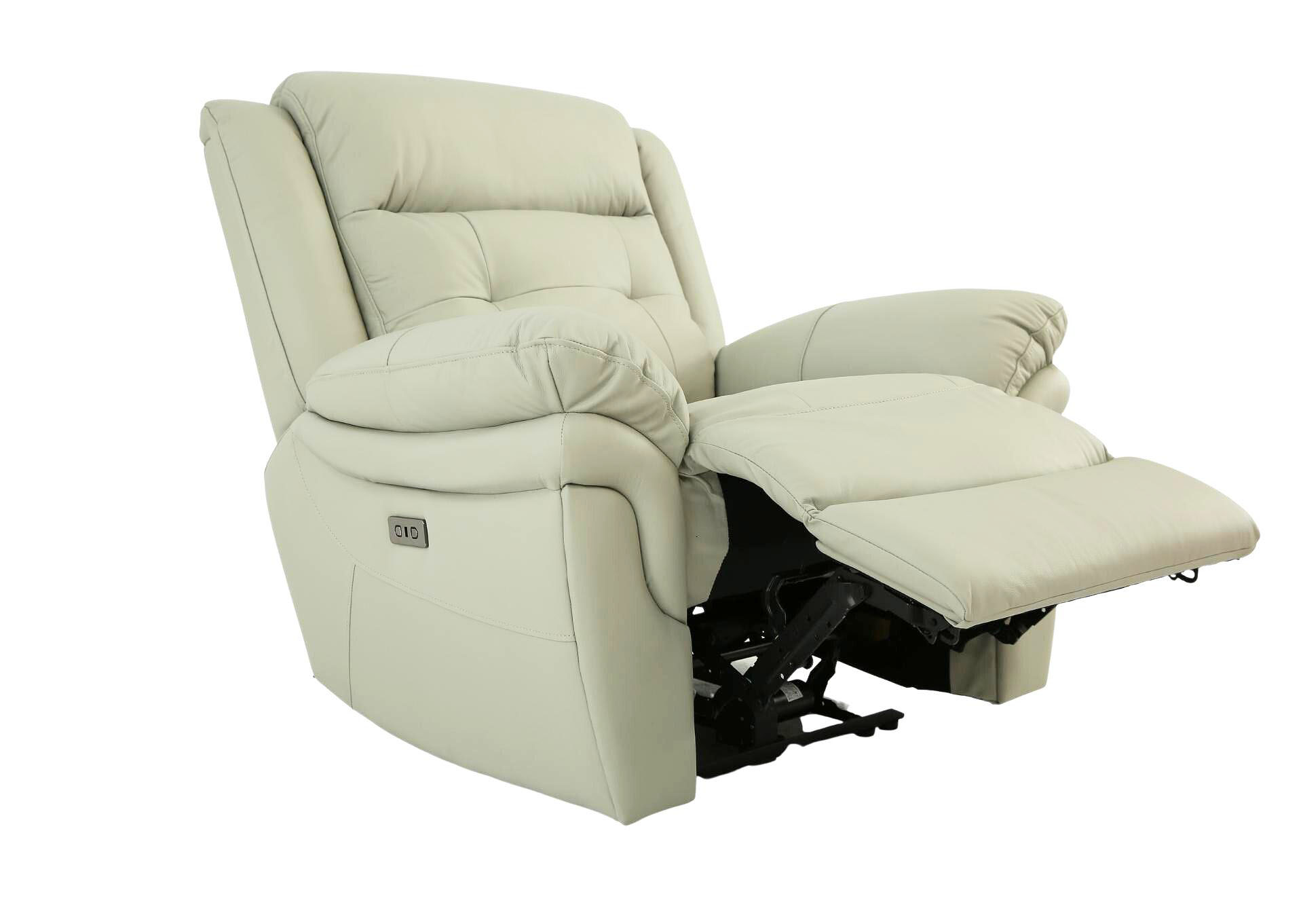 NEWBURY DOVE LEATHER 1P POWER RECLINER,CHEERS