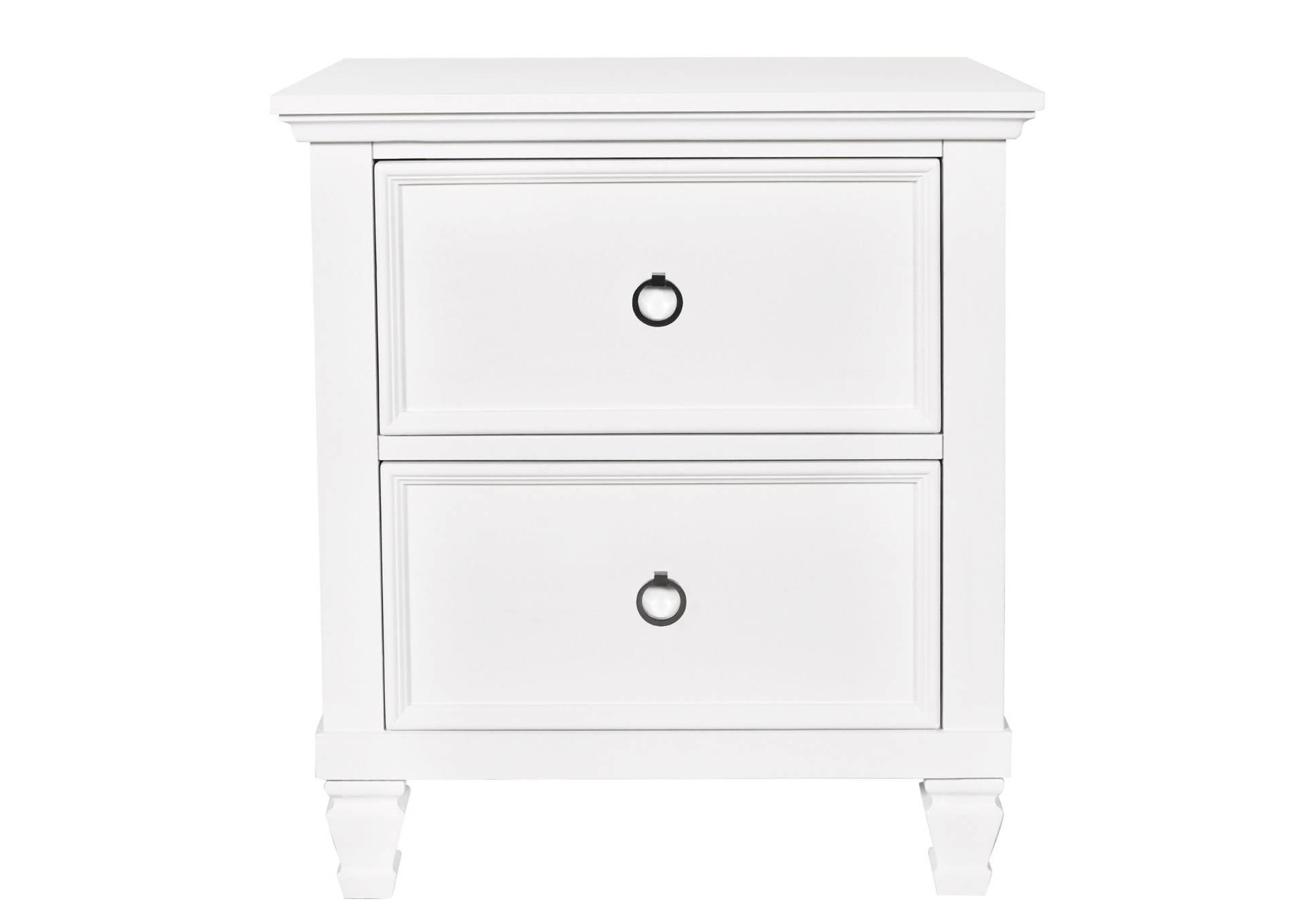 TAMARACK WHITE NIGHTSTAND,NEW CLASSIC HOME FURNISHING II