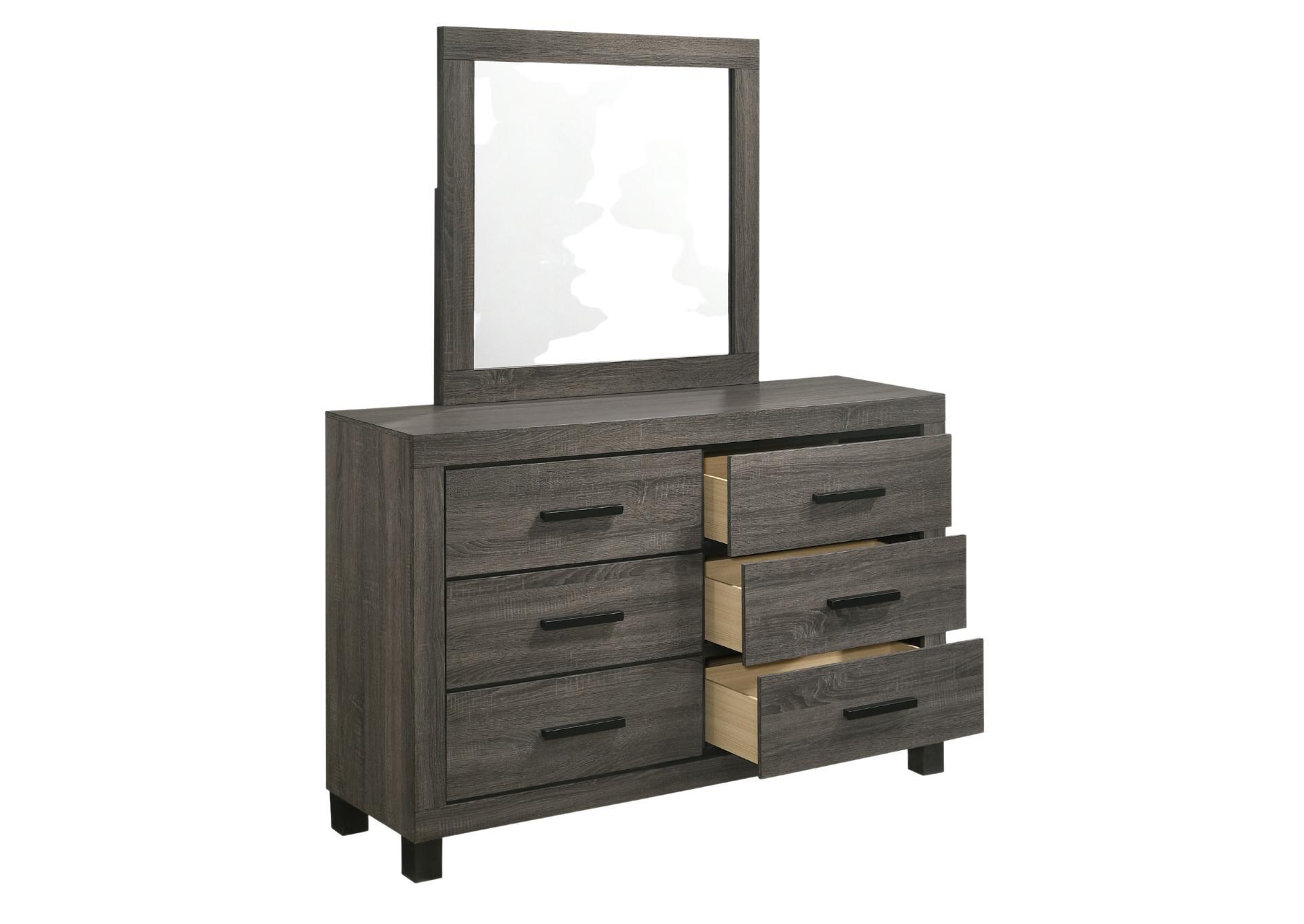 AMELIE GREY DRESSER AND MIRROR,LIFESTYLE FURNITURE