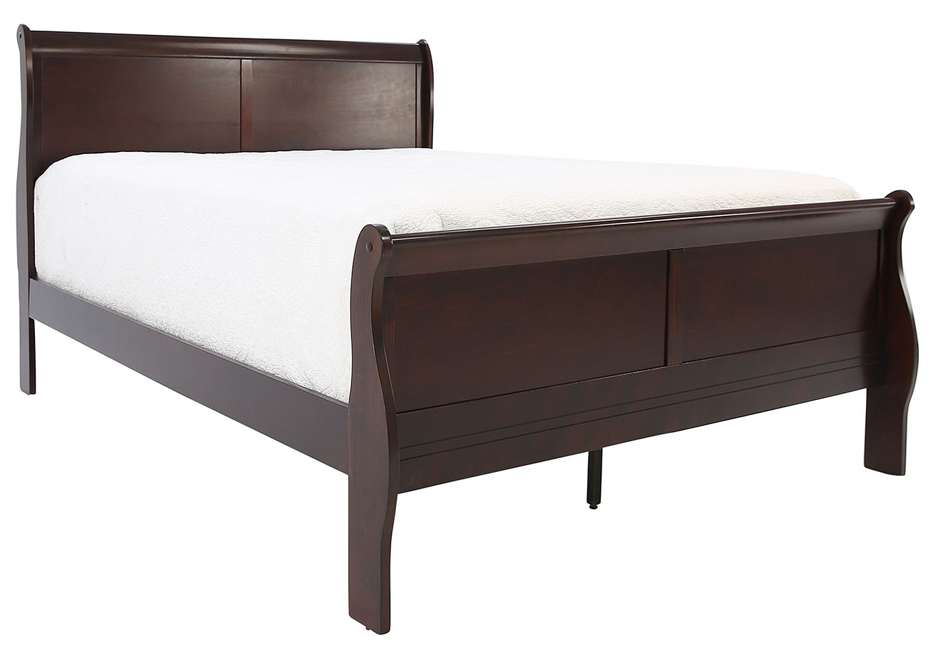  Louis Philippe Cherry Bedroom Set King and Queen Sizes