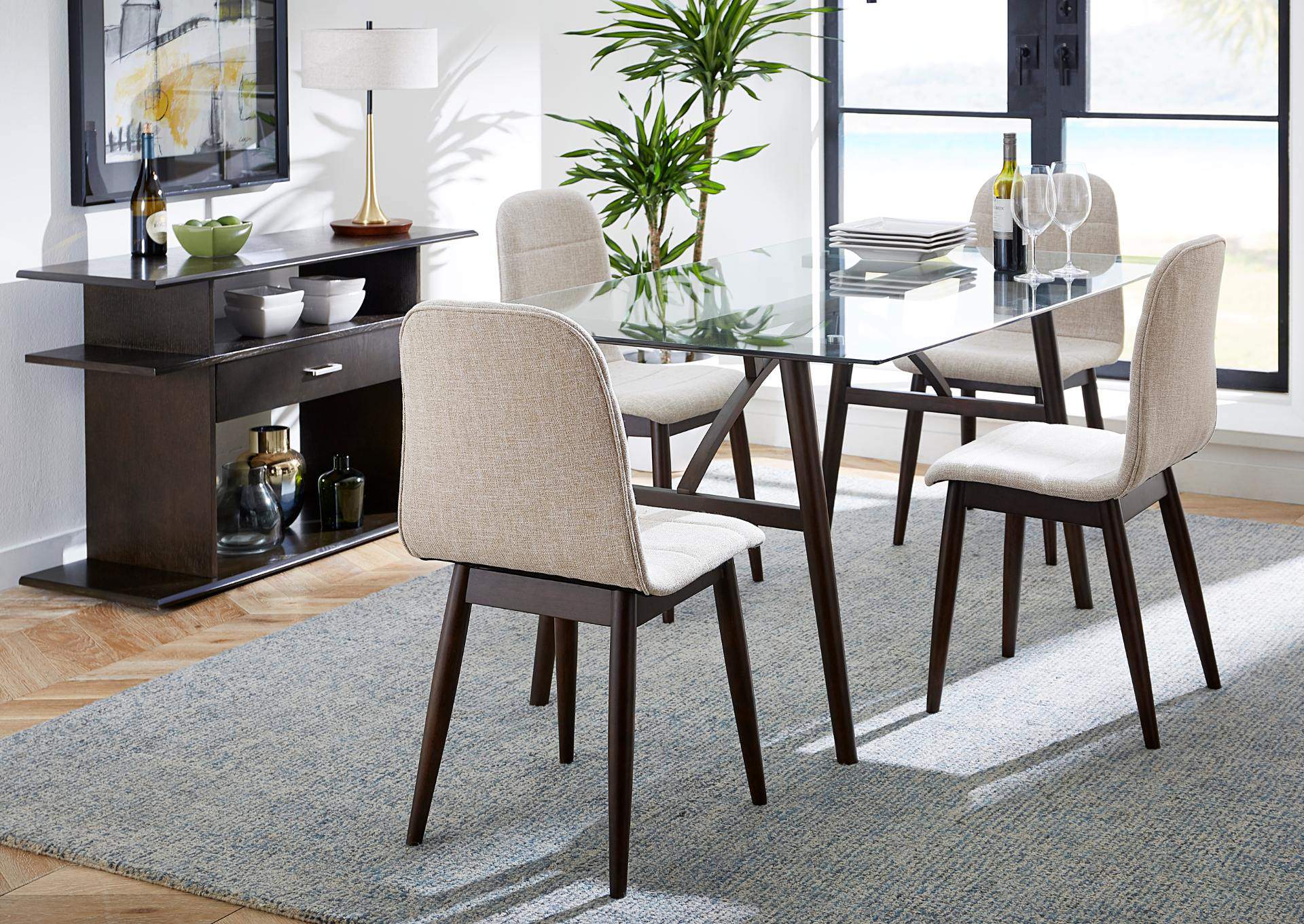 BRIARWOOD DINING 5 PIECE DINING SET,PROG