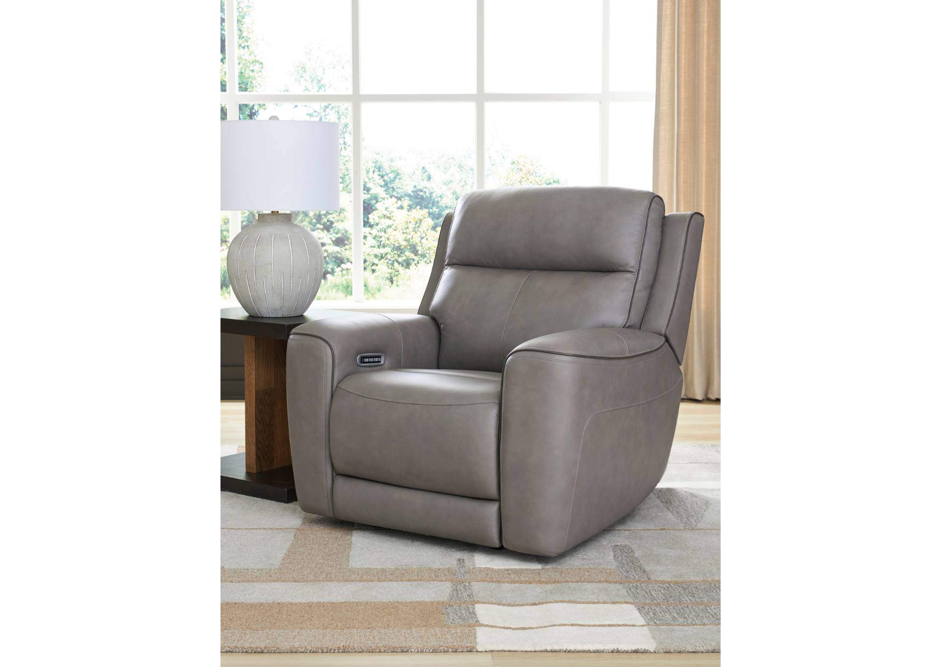 ZELDA COIN LEATHER 2P POWER RECLINER WITH ADJUSTABLE HEADREST,ASHLEY FURNITURE INC.