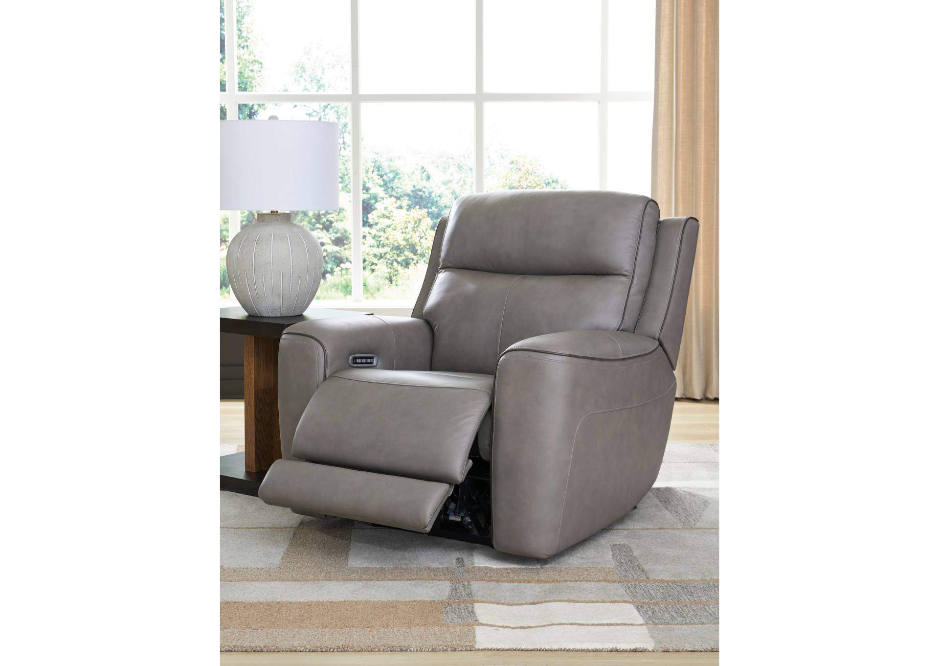 ZELDA COIN LEATHER 2P POWER RECLINER WITH ADJUSTABLE HEADREST,ASHLEY FURNITURE INC.