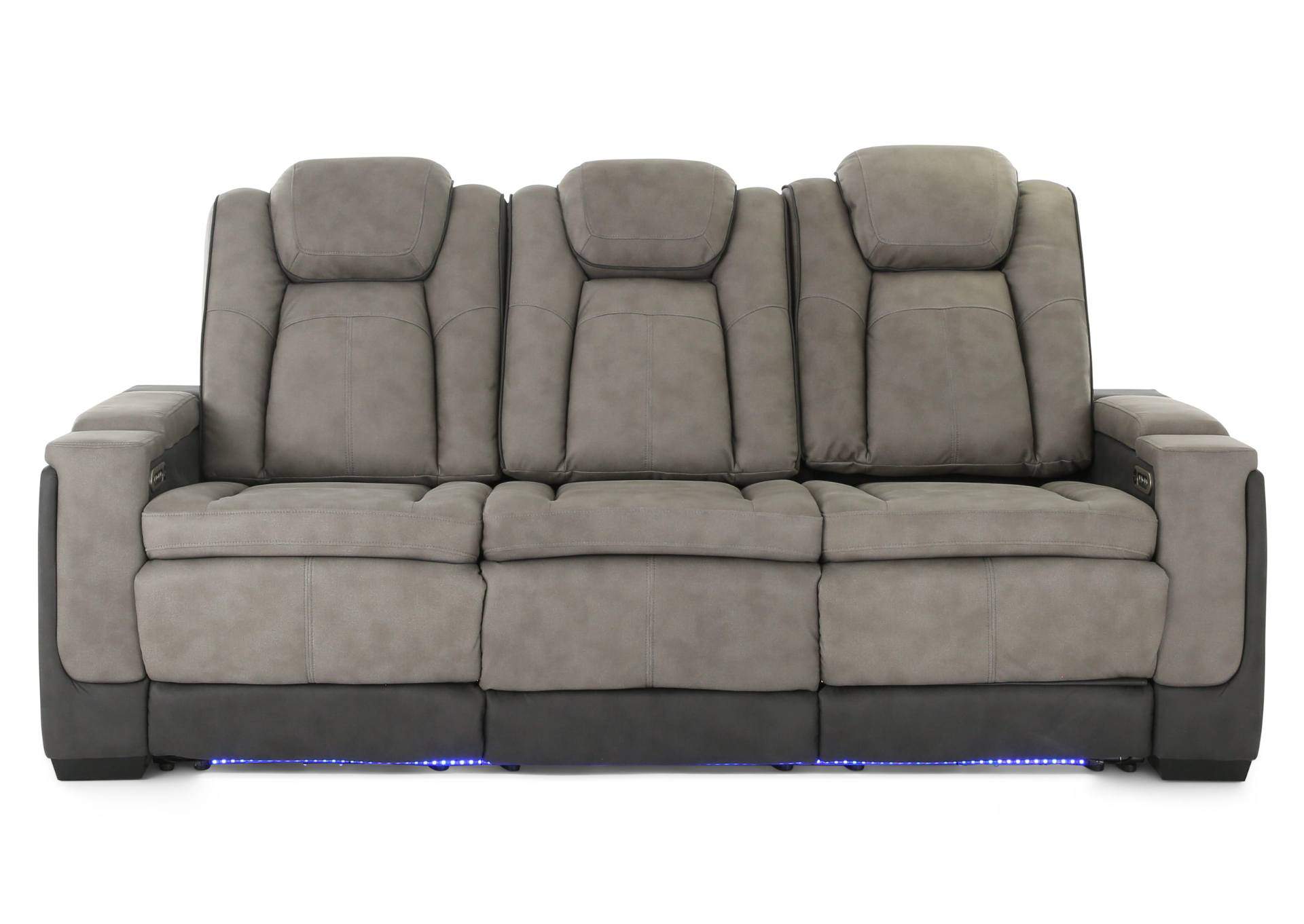 LANTANA ROCKY CEMENT/CHARCOAL 2P POWER SOFA,ELEMENTS INTERNATIONAL GROUP, LLC
