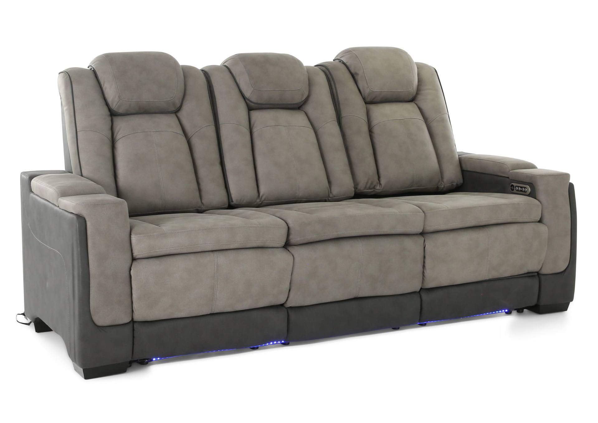 LANTANA ROCKY CEMENT/CHARCOAL 2P POWER SOFA,ELEMENTS INTERNATIONAL GROUP, LLC