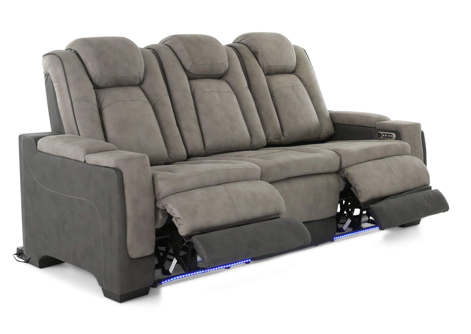 LANTANA ROCKY CEMENT/CHARCOAL 2P POWER SOFA,ELEMENTS INTERNATIONAL GROUP, LLC