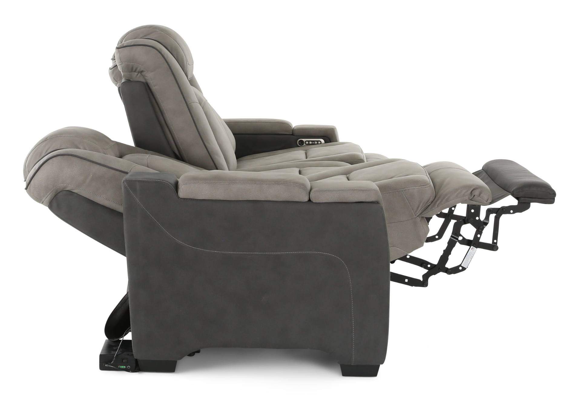 LANTANA ROCKY CEMENT/CHARCOAL 2P POWER SOFA,ELEMENTS INTERNATIONAL GROUP, LLC