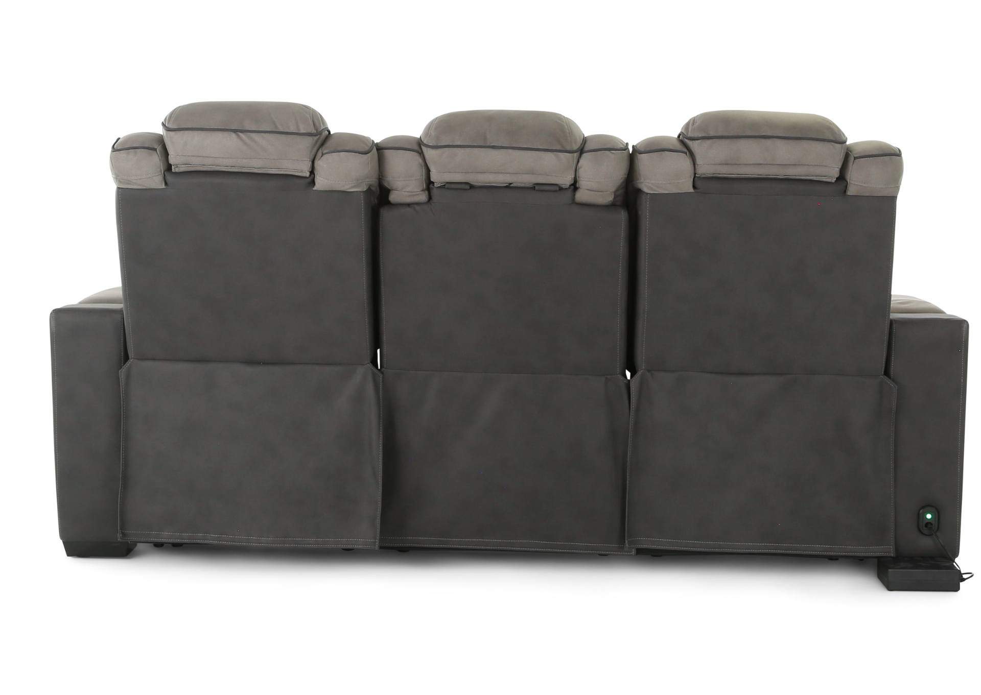 LANTANA ROCKY CEMENT/CHARCOAL 2P POWER SOFA,ELEMENTS INTERNATIONAL GROUP, LLC