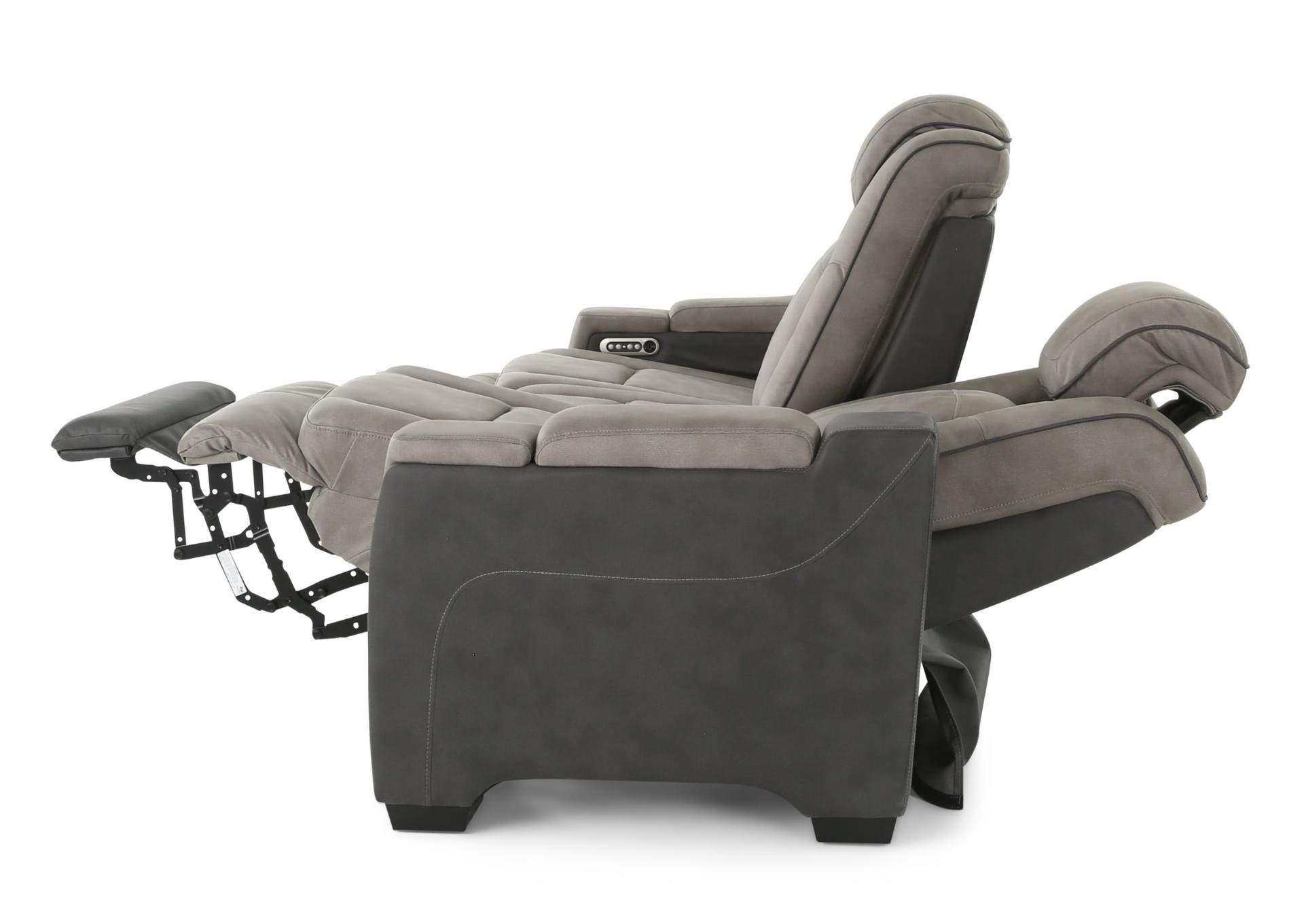 LANTANA ROCKY CEMENT/CHARCOAL 2P POWER SOFA,ELEMENTS INTERNATIONAL GROUP, LLC