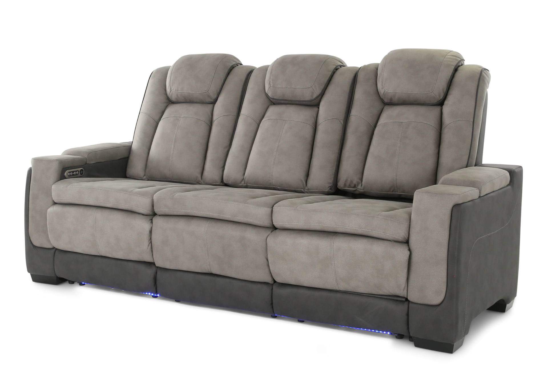 LANTANA ROCKY CEMENT/CHARCOAL 2P POWER SOFA,ELEMENTS INTERNATIONAL GROUP, LLC