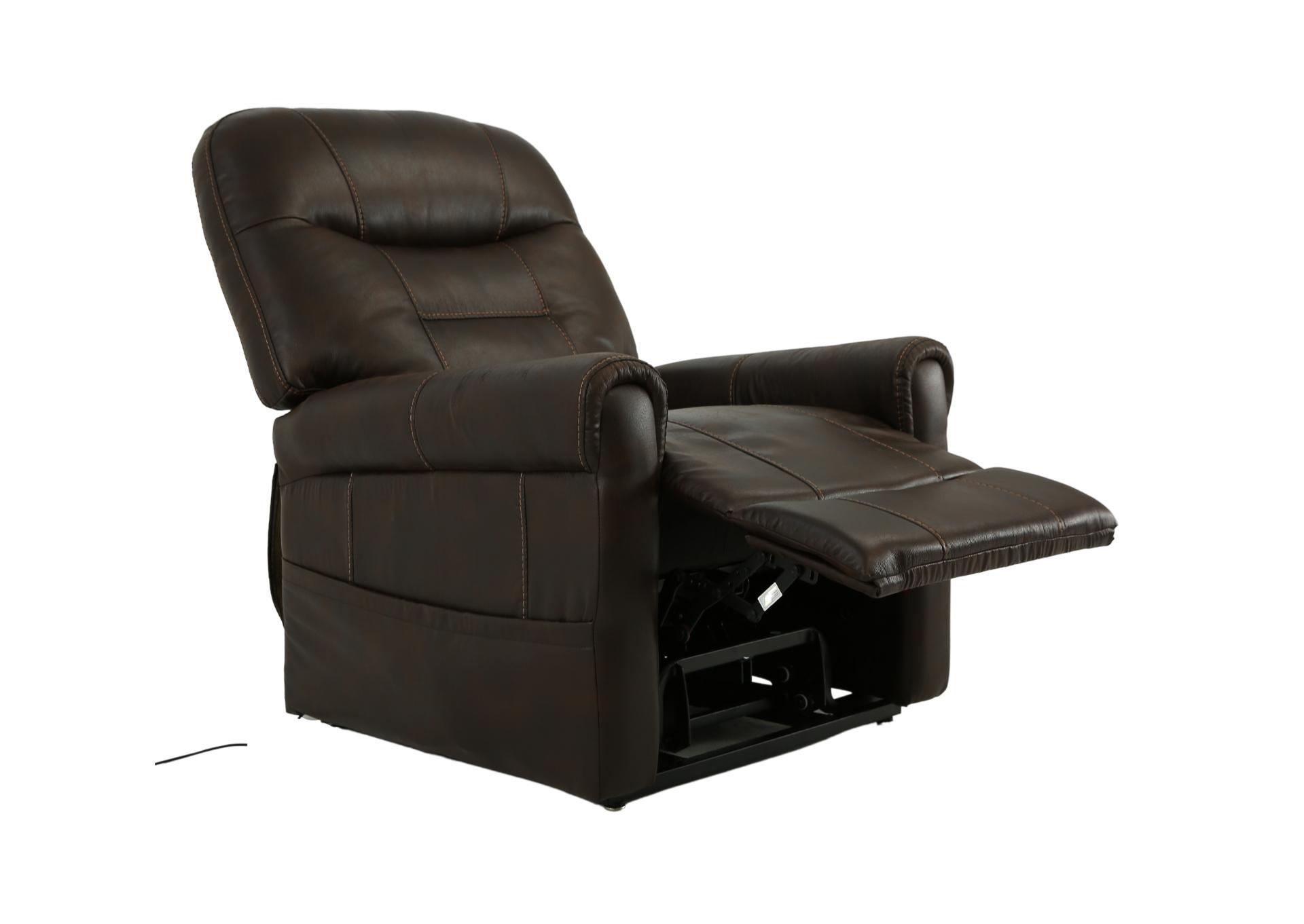 OTTAWA WALNUT POWER LIFT CHAIR w/HEAT & MASSAGE,STEVE SILVER COMPANY