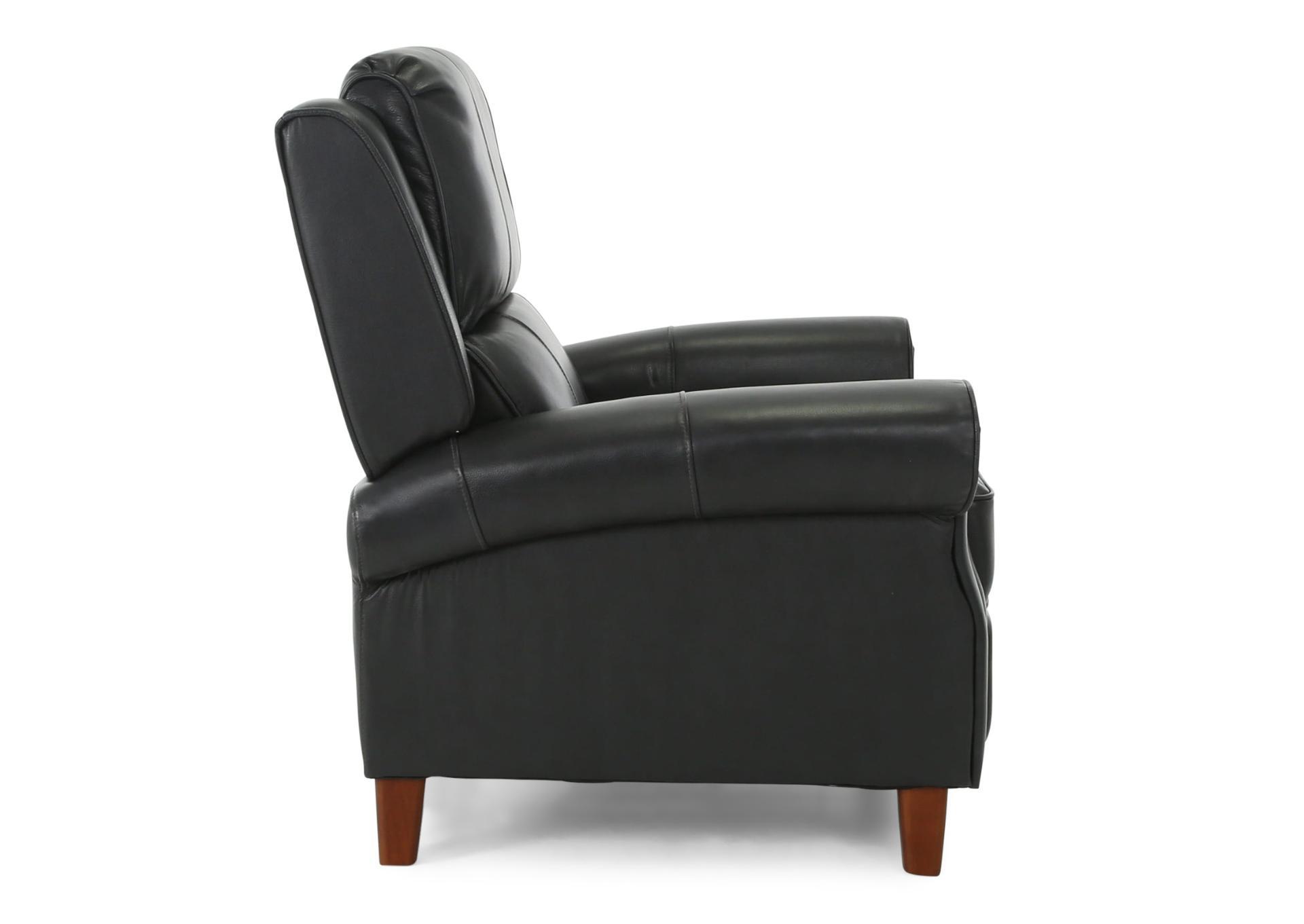 BRADENTON BLUEBERRY LEATHER PUSH BACK RECLINER,CHEERS