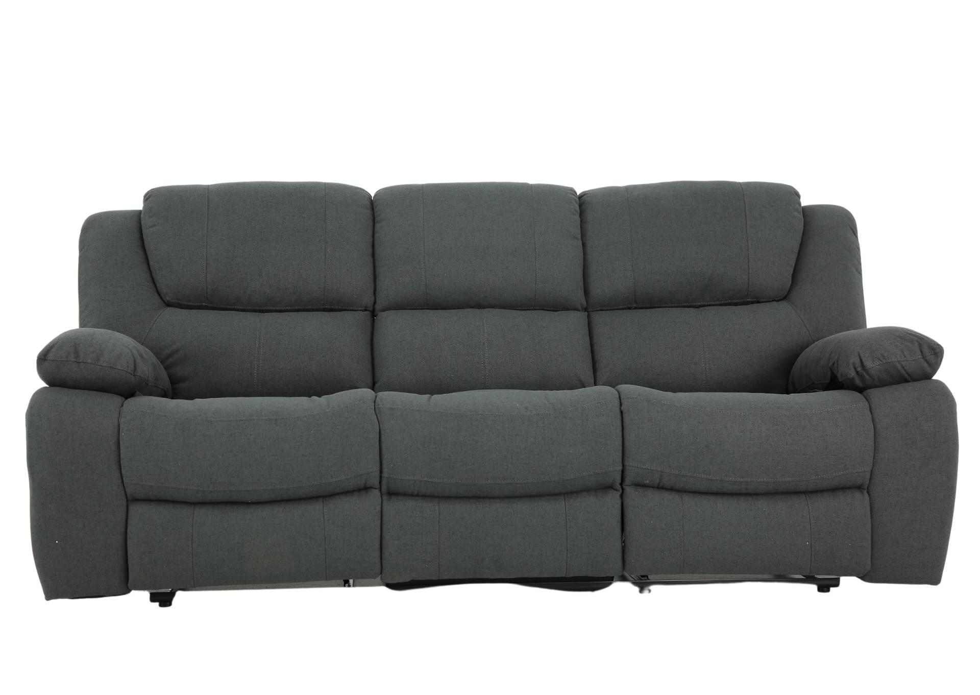 EASTON CHARCOAL RECLINING SOFA,CHEERS