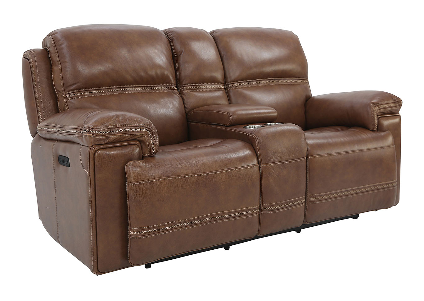 FENWICK POWER SADDLE RECLINING LOVESEAT WITH CONSOLE P2,FLEXSTEEL INDUSTRIES INC.