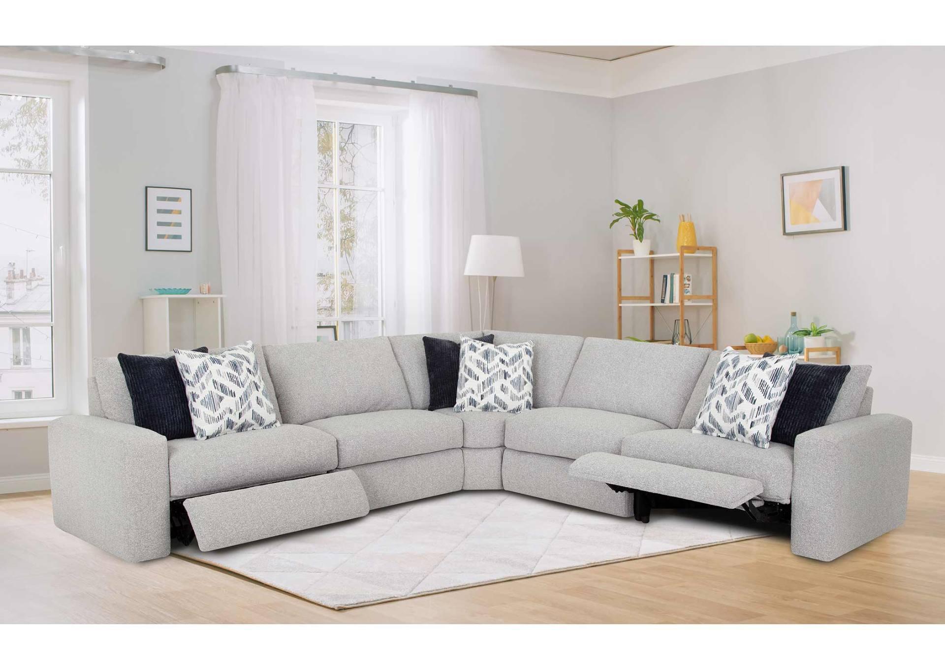 TORONTO 5PC. PWR SECTIONAL,FRANKLIN