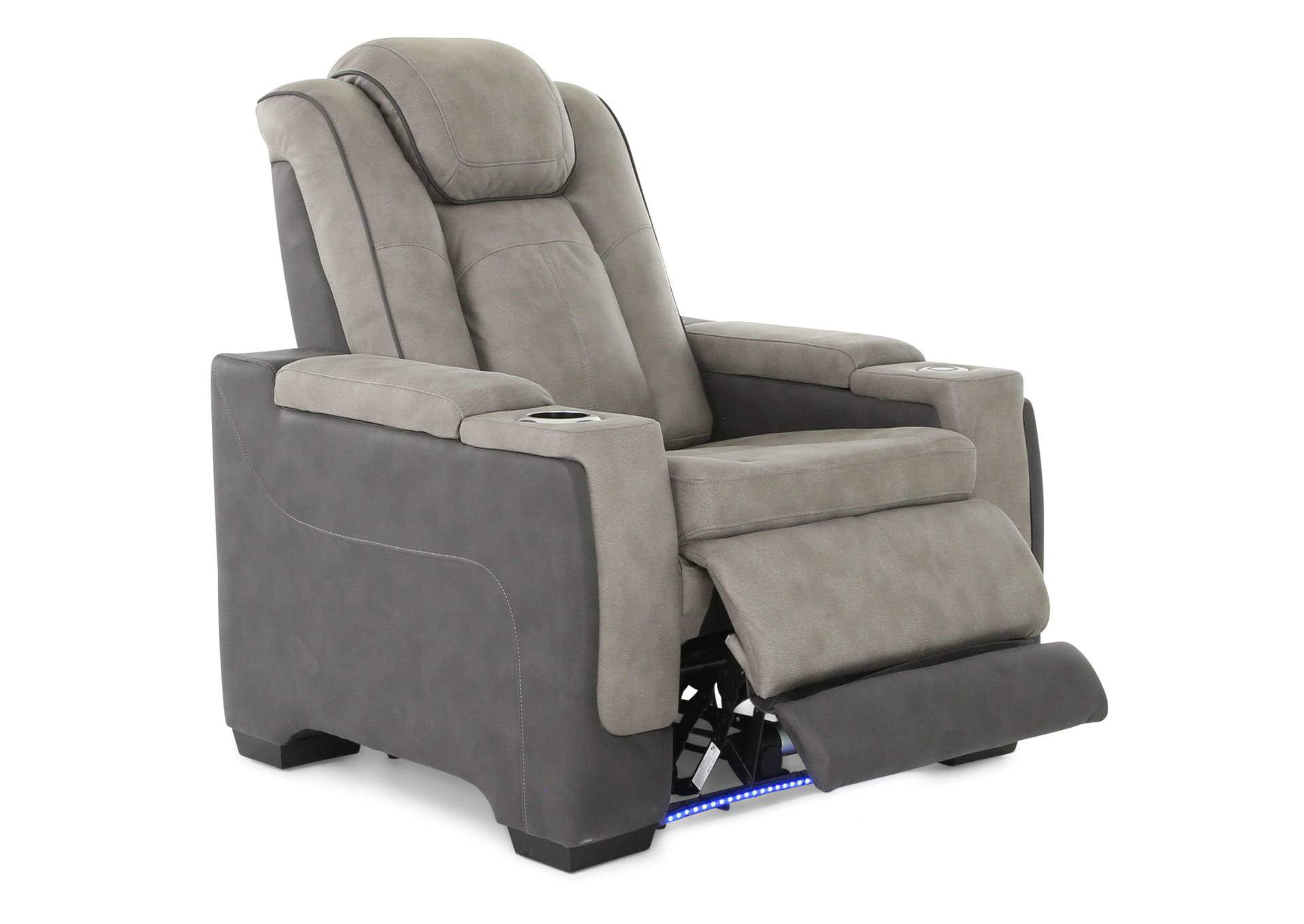 LANTANA ROCKY CEMENT/CHARCOAL 2P POWER RECLINER,ELEMENTS INTERNATIONAL GROUP, LLC