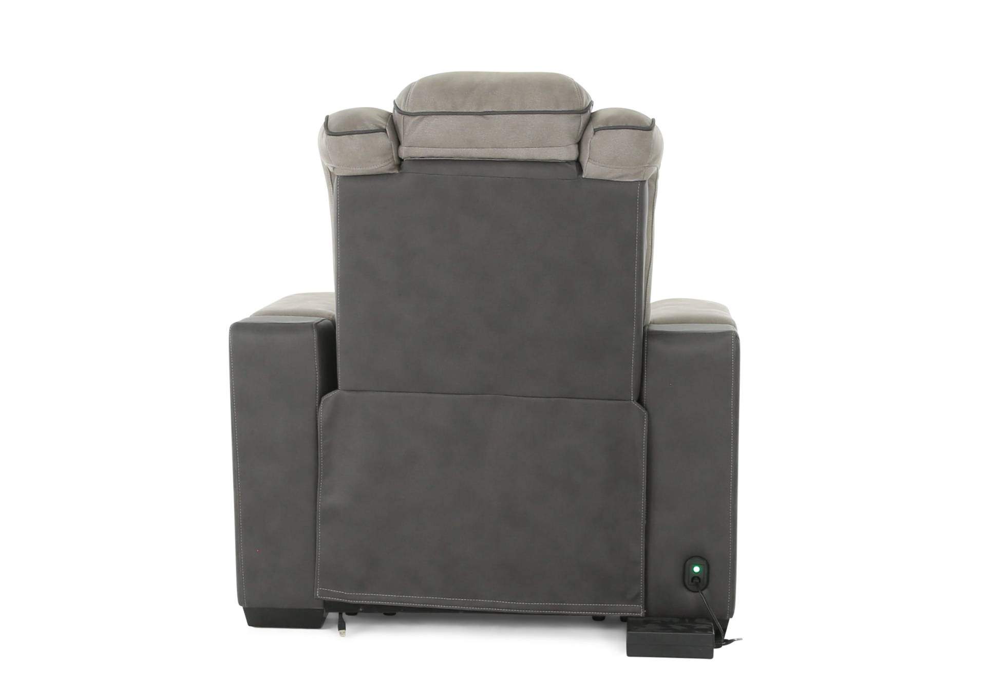 LANTANA ROCKY CEMENT/CHARCOAL 2P POWER RECLINER,ELEMENTS INTERNATIONAL GROUP, LLC