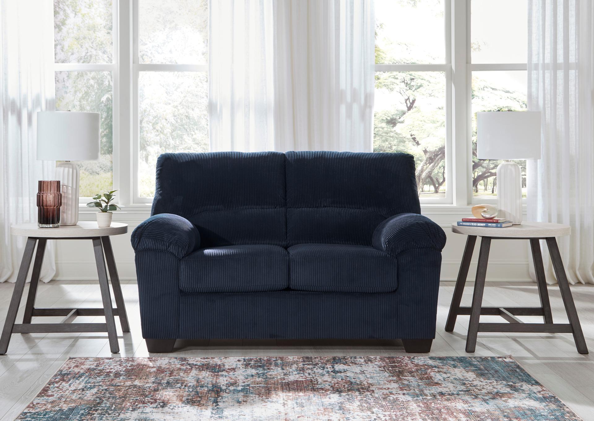 SIMPLEJOY NAVY LOVESEAT,ASHLEY FURNITURE INC.