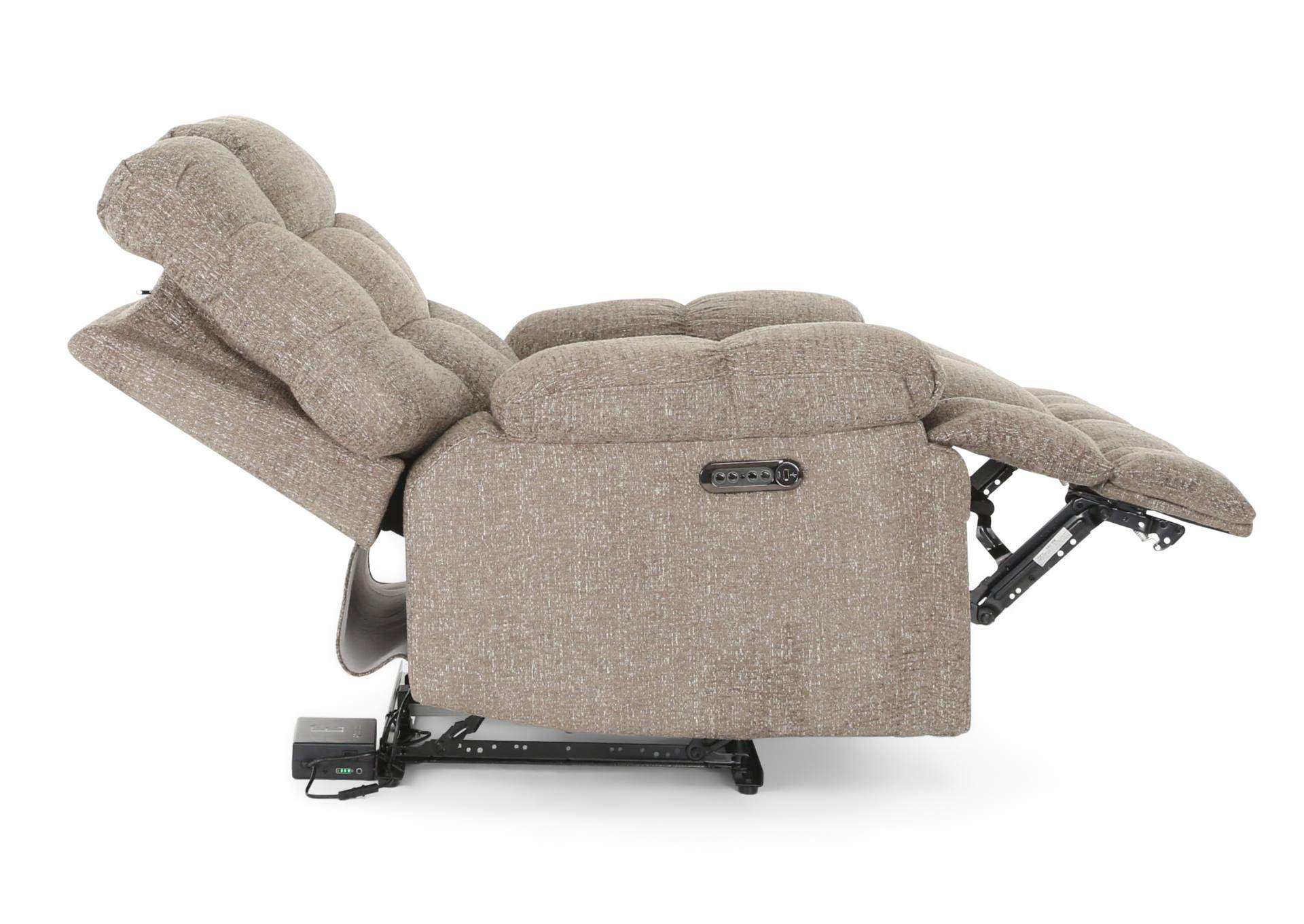 ROXANNE BROWN 2P BIG MAN POWER RECLINER,LIFESTYLE FURNITURE