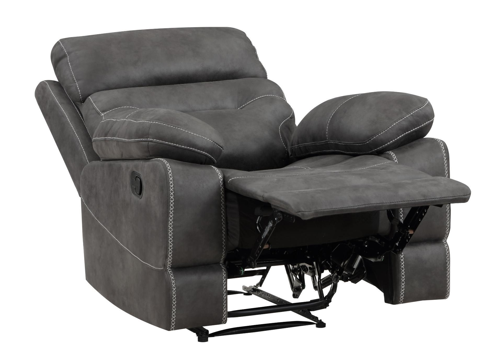 RUDGER GRAY RECLINER,STEVE SILVER COMPANY