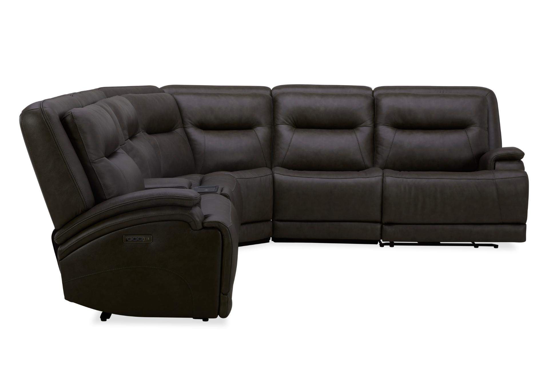 BROCKTON CHARCOAL 3P POWER 6 PIECE SECTIONAL,KUKA