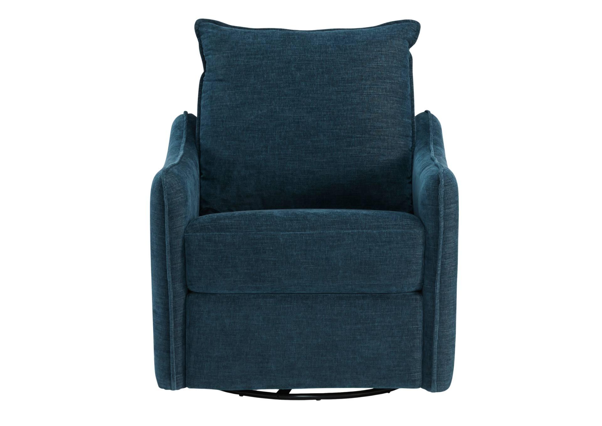 MCBURG NAVY SWIVEL POWER RECLINER,ASHLEY FURNITURE INC.