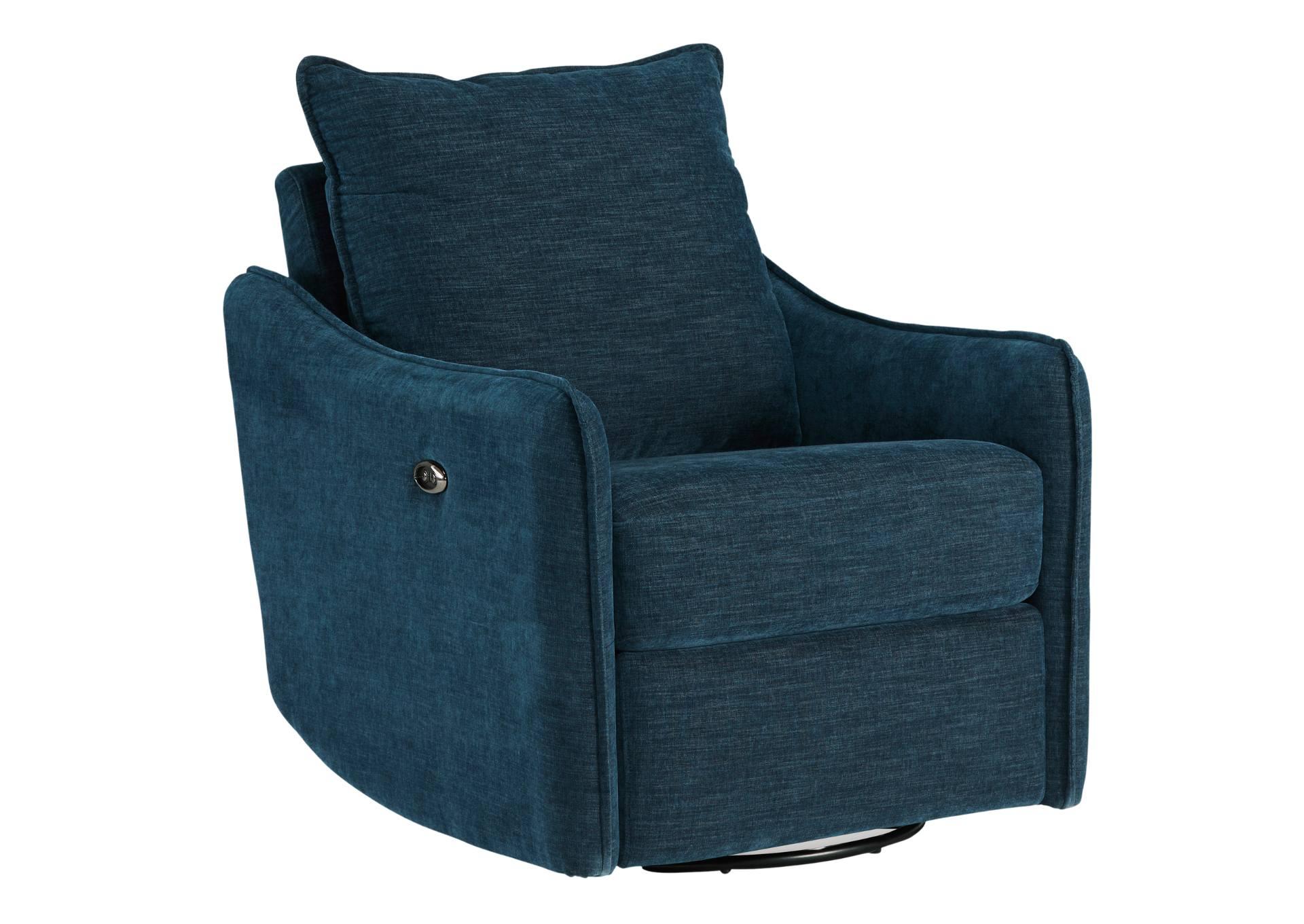 MCBURG NAVY SWIVEL POWER RECLINER,ASHLEY FURNITURE INC.