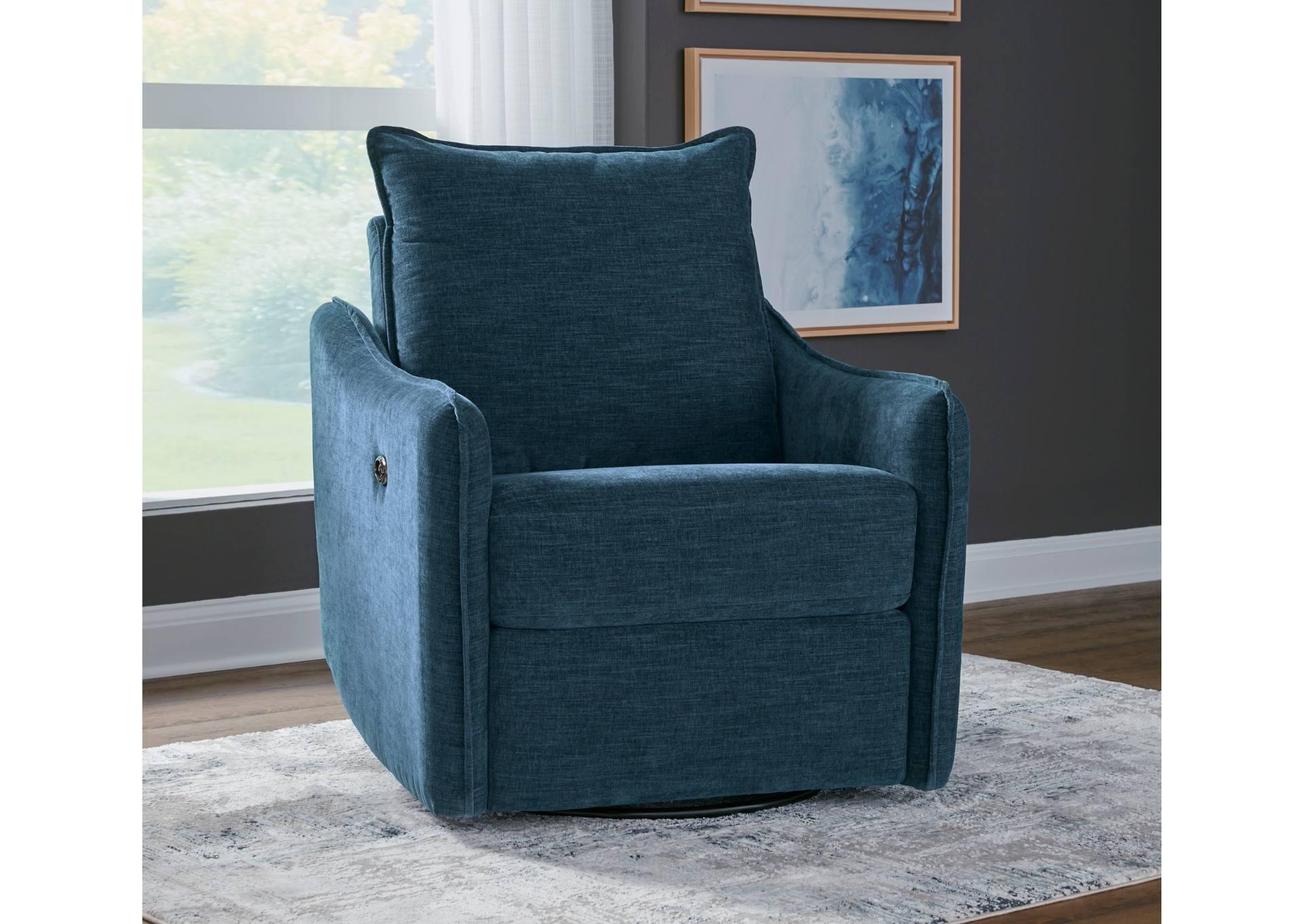MCBURG NAVY SWIVEL POWER RECLINER,ASHLEY FURNITURE INC.