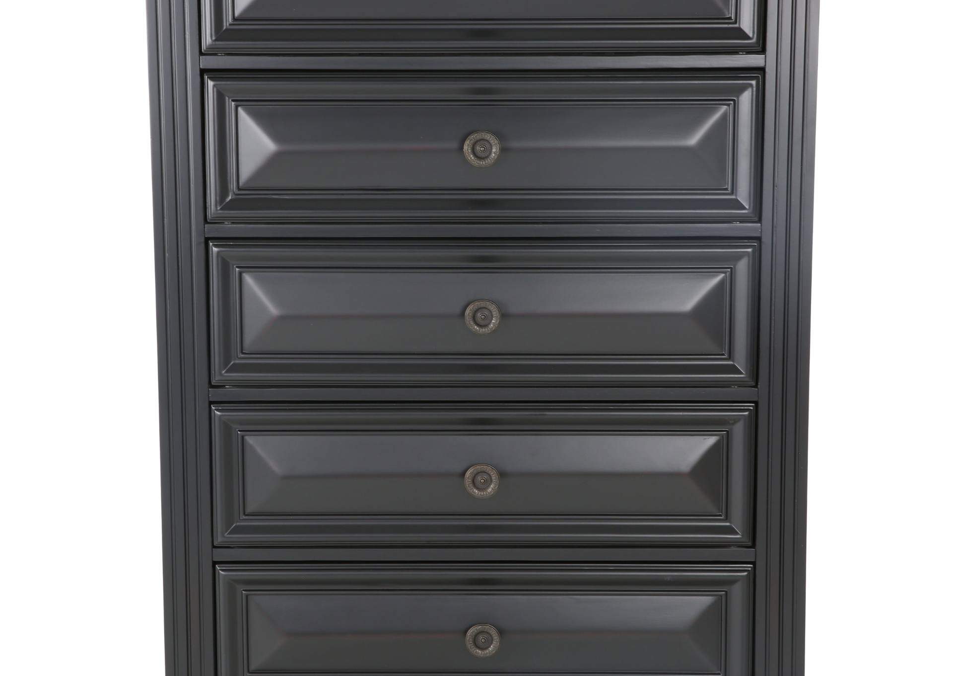 HALIFAX BLACK CHEST,LIFESTYLE FURNITURE