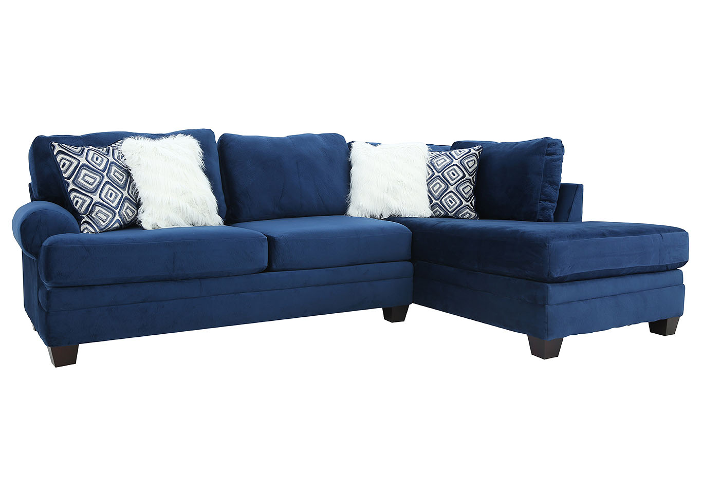 BRODIE GROOVY NAVY 2 PIECE SECTIONAL,ALBANY INDUSTRIES, INC.
