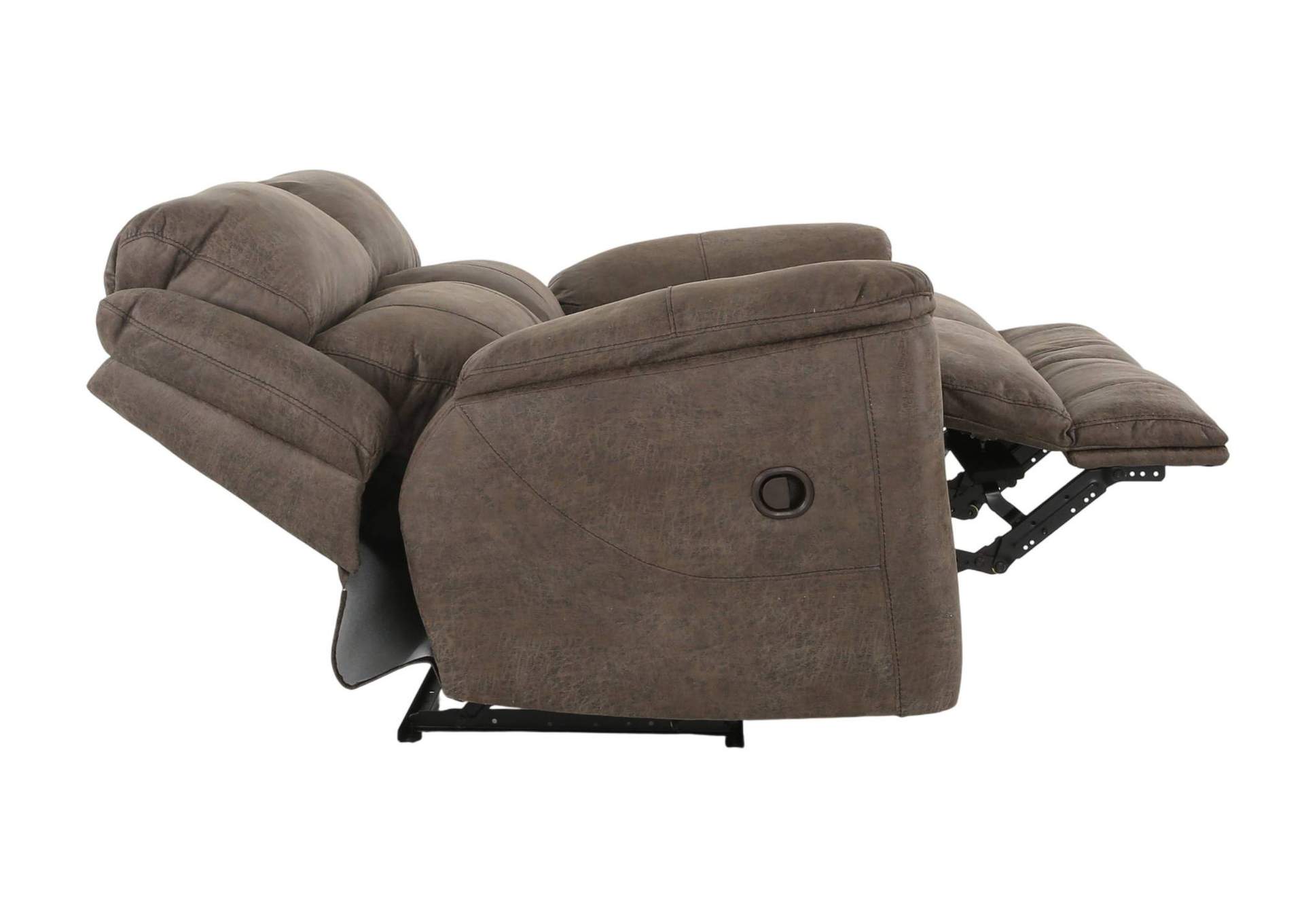 MILO ESPRESSO RECLINING LOVESEAT,HOMESTRETCH