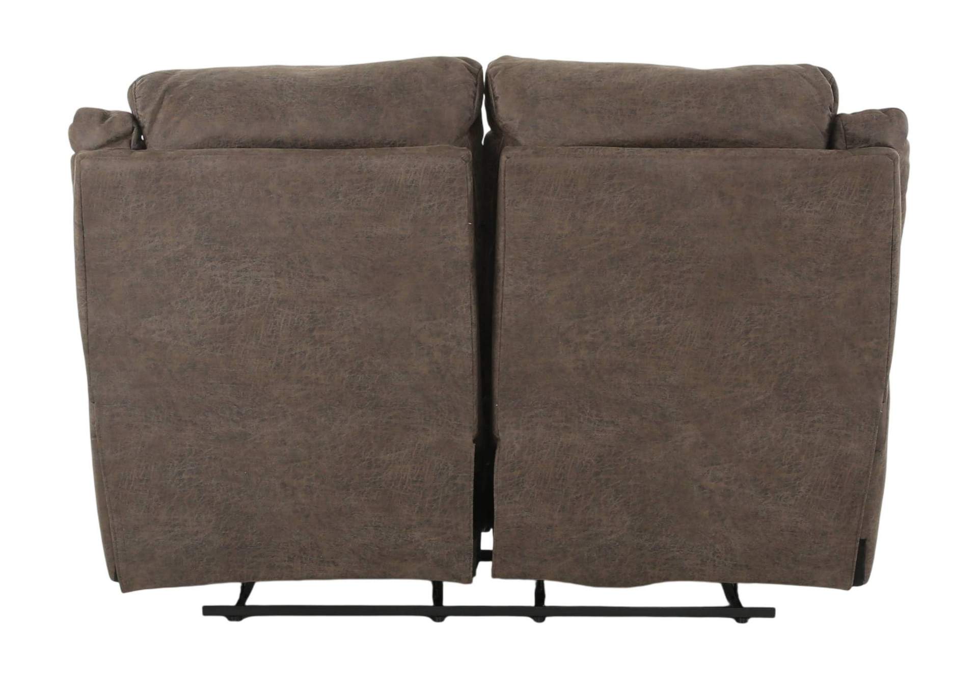 MILO ESPRESSO RECLINING LOVESEAT,HOMESTRETCH