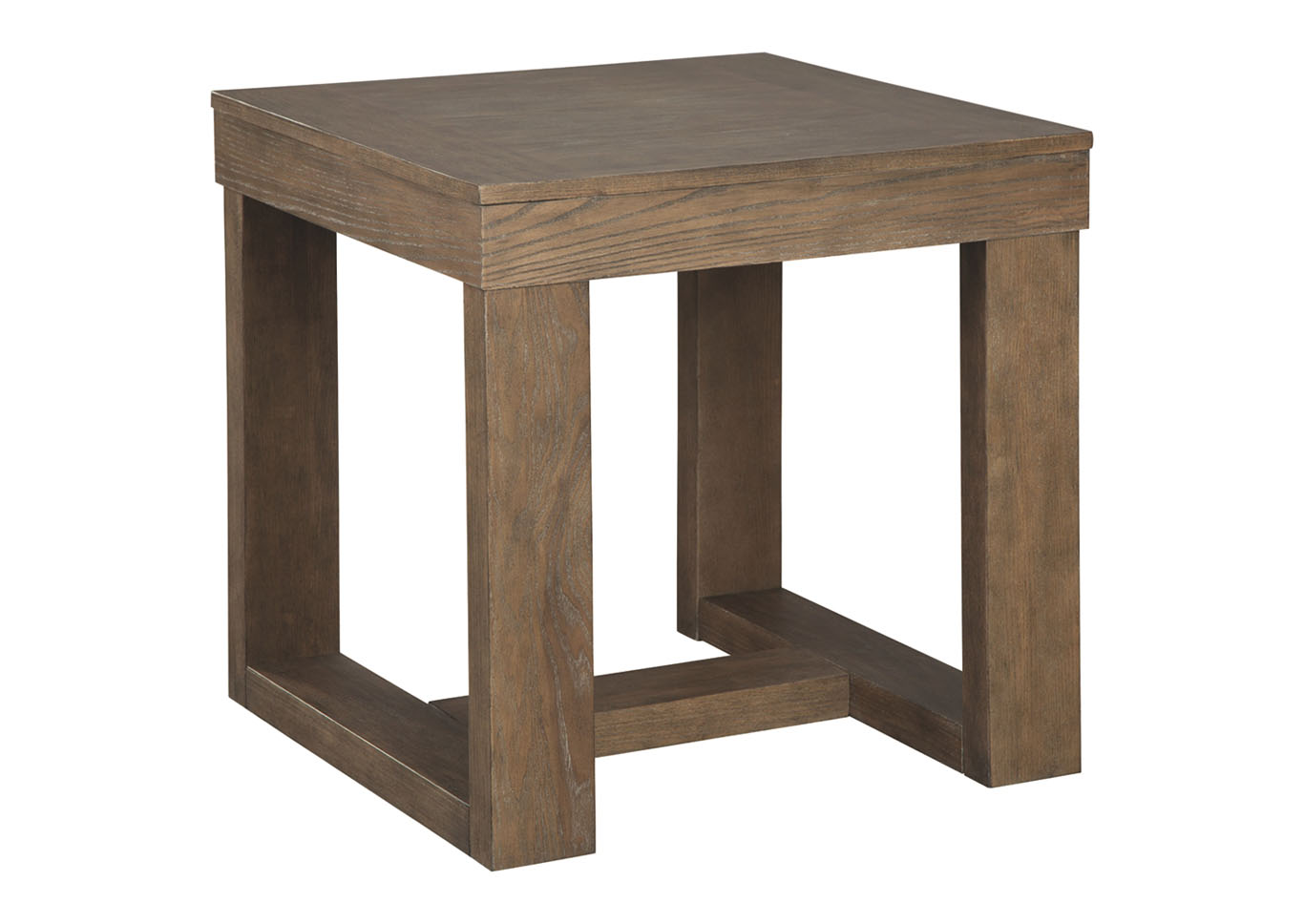 CARITON GRAY SQUARE END TABLE,ASHLEY FURNITURE INC.