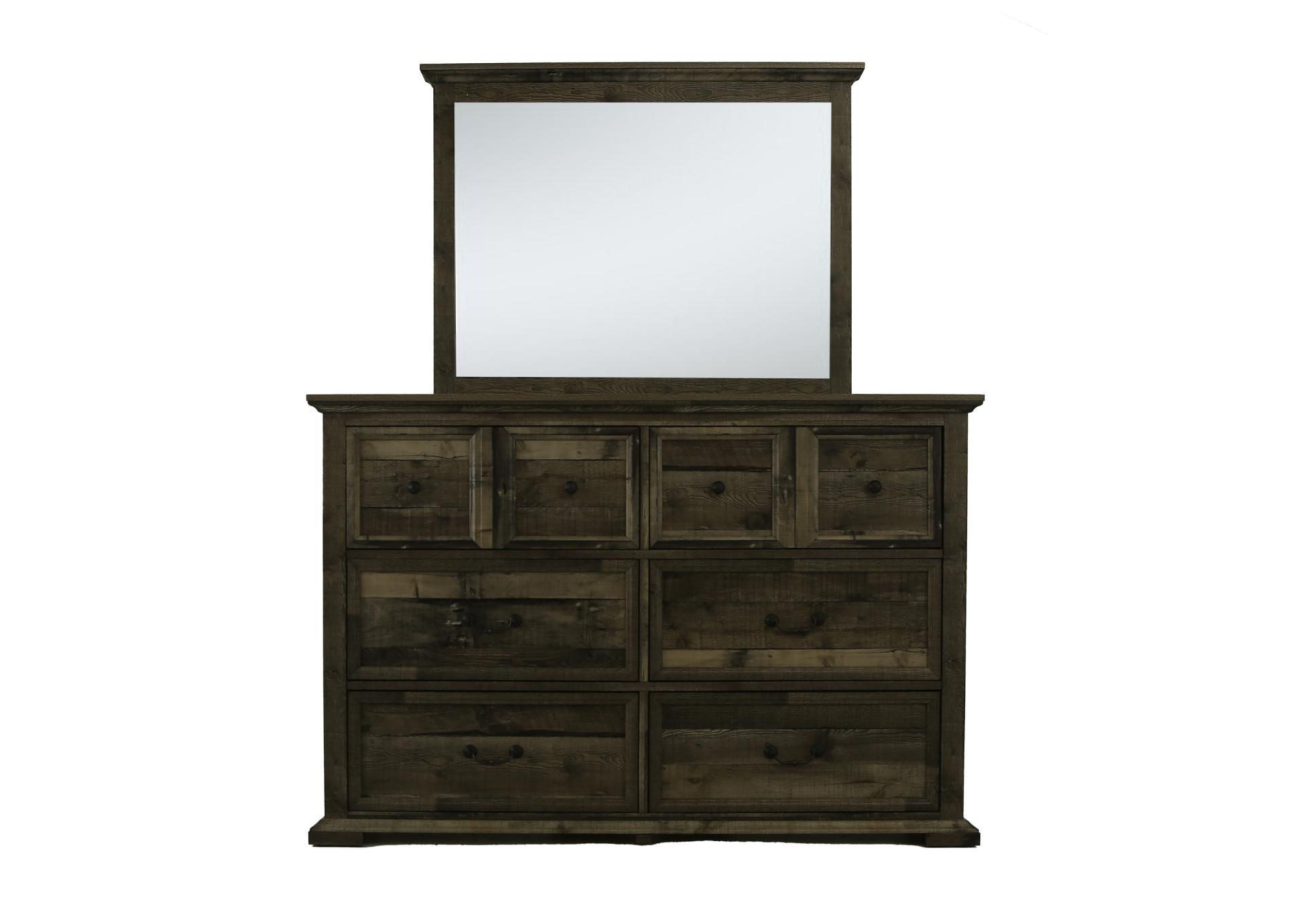 MOSSBERG DRESSER AND MIRROR,LIFESTYLE FURNITURE