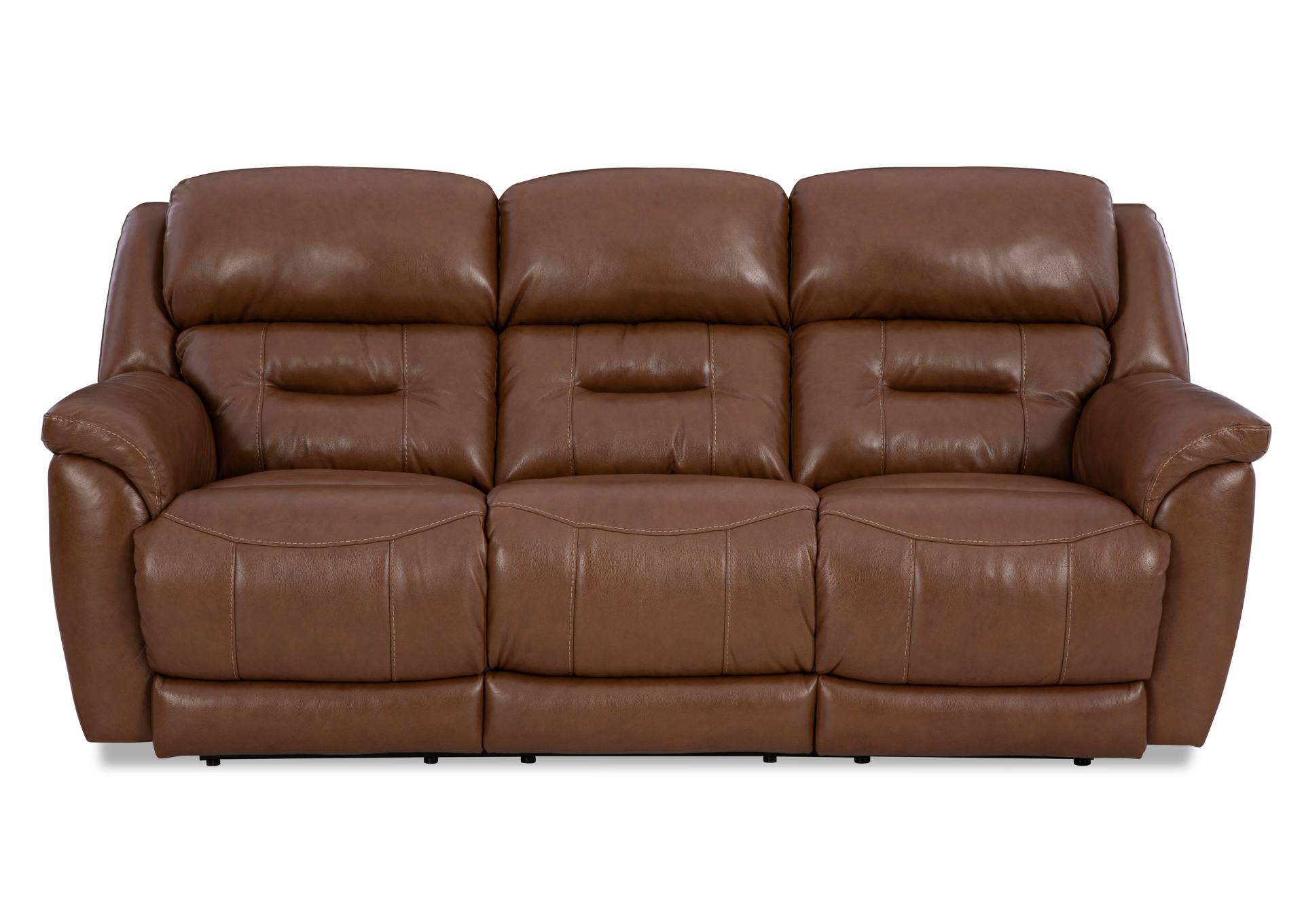 LAREDO SADDLE P3 LEATHER POWER SOFA,HOMESTRETCH
