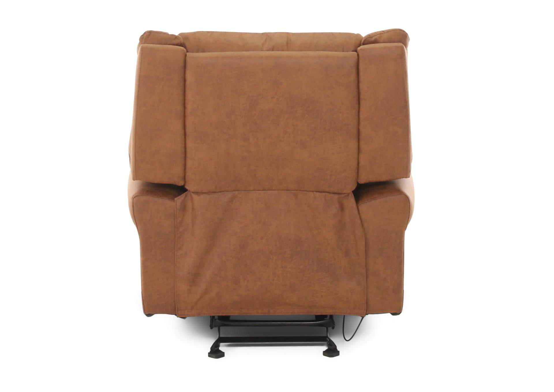 BRAZOS BROWN GLIDER RECLINER,CHEERS