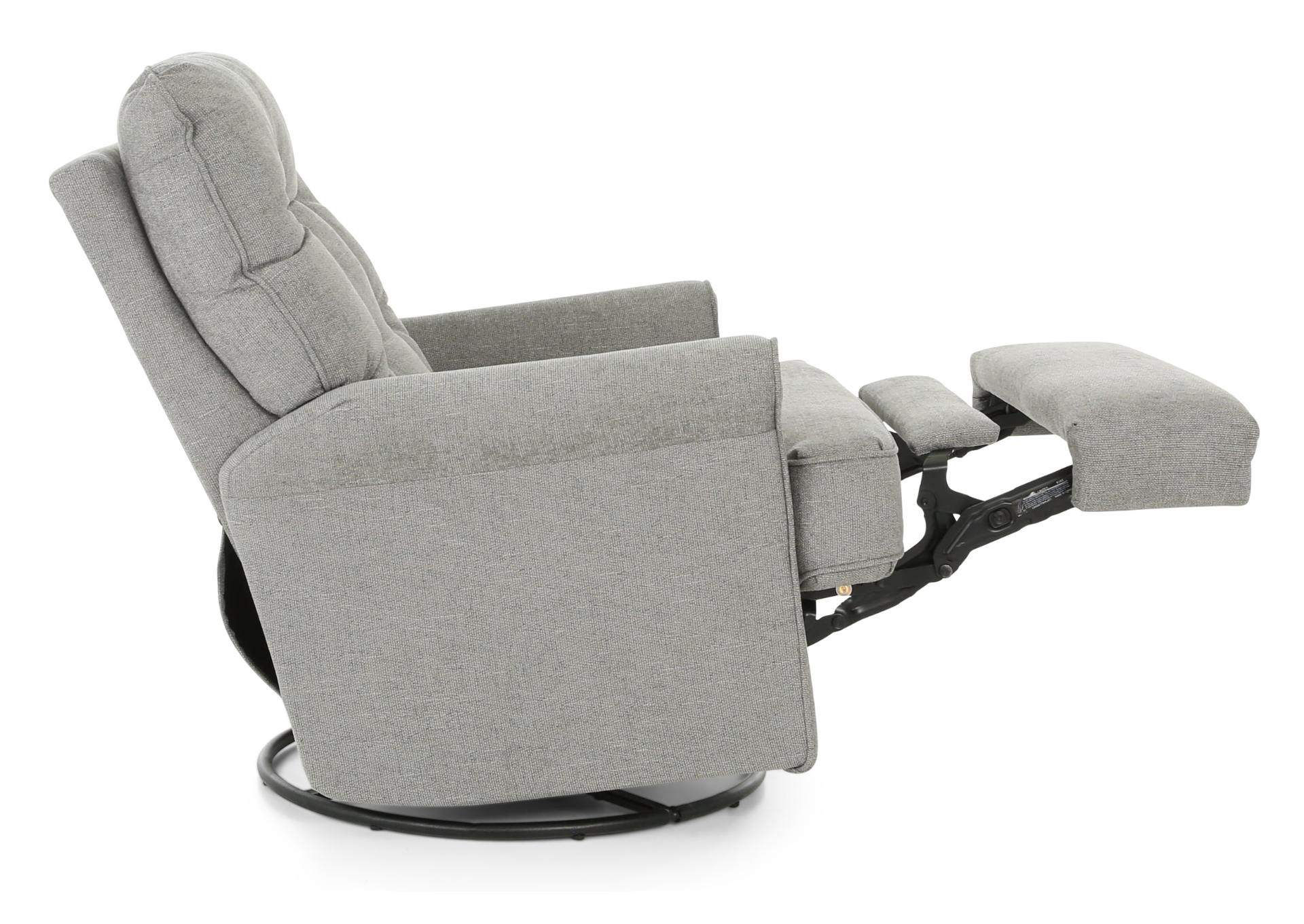 CARISSA PEWTER SWIVEL GLIDER RECLINER,BEST CHAIRS INC