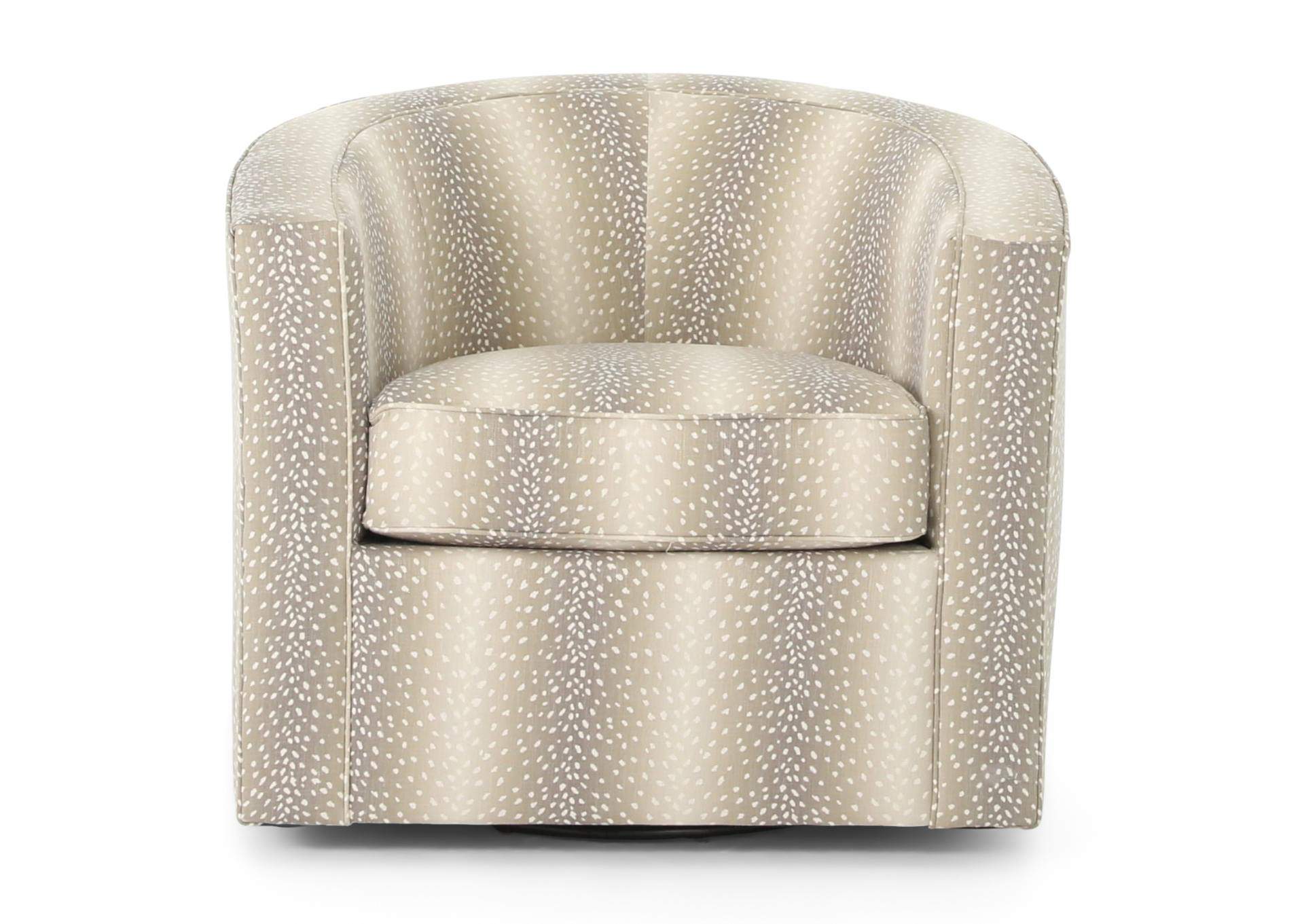 EREN MUSK SWIVEL ACCENT CHAIR,CORINTHIAN FURNITURE